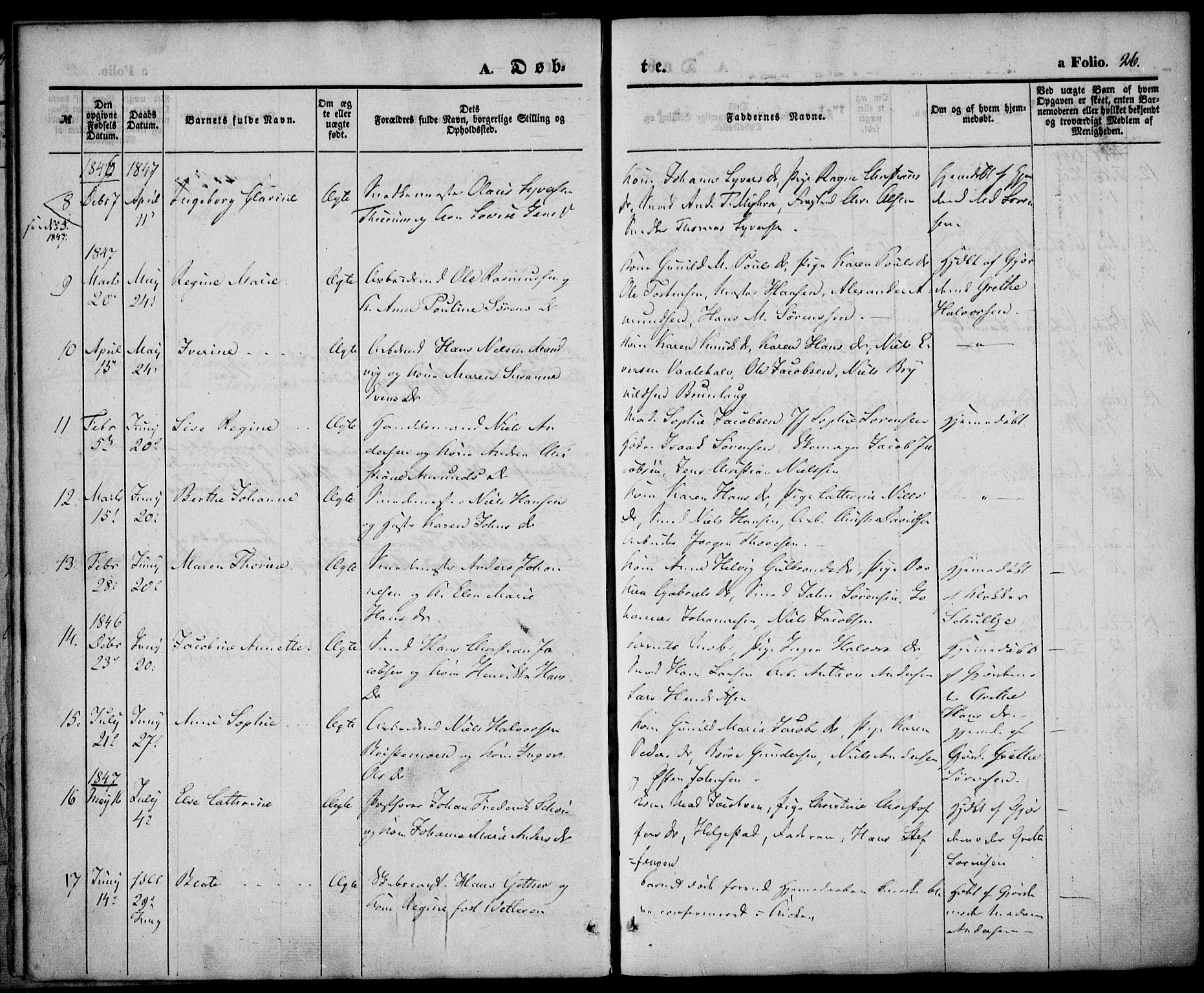 Larvik kirkebøker, SAKO/A-352/F/Fb/L0003: Parish register (official) no. II 3, 1842-1856, p. 26