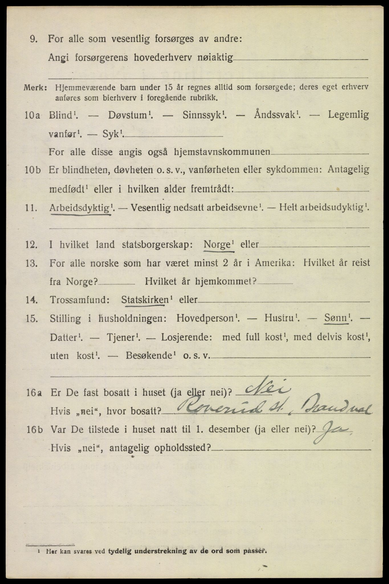 SAH, 1920 census for Våler (Hedmark), 1920, p. 7408