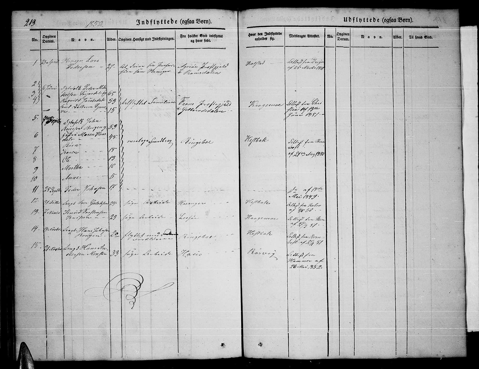 Ministerialprotokoller, klokkerbøker og fødselsregistre - Nordland, SAT/A-1459/859/L0856: Parish register (copy) no. 859C02, 1843-1854, p. 213