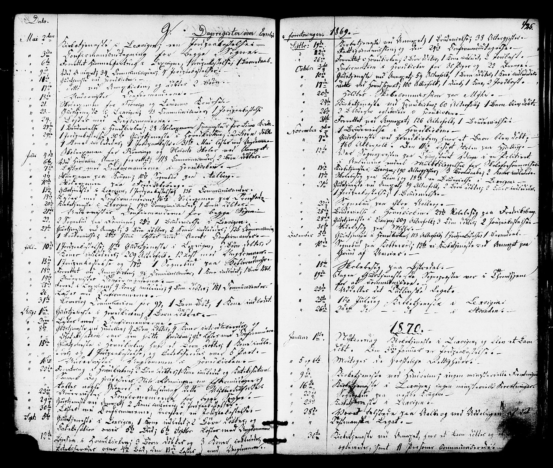 Ministerialprotokoller, klokkerbøker og fødselsregistre - Nord-Trøndelag, SAT/A-1458/701/L0009: Parish register (official) no. 701A09 /1, 1864-1882, p. 425