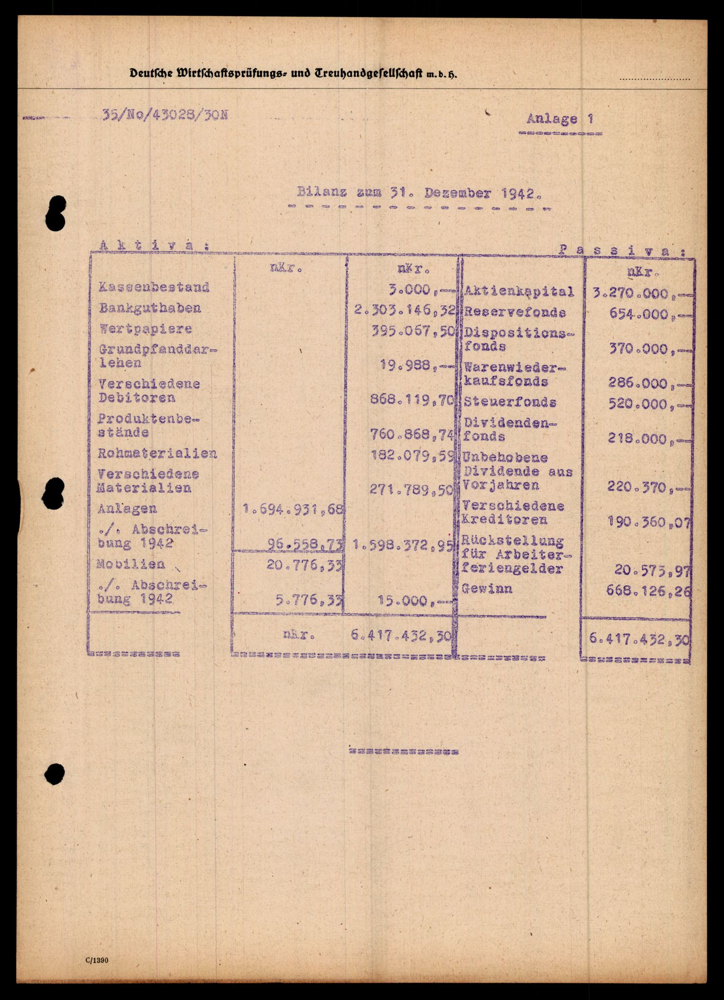 Forsvarets Overkommando. 2 kontor. Arkiv 11.4. Spredte tyske arkivsaker, AV/RA-RAFA-7031/D/Dar/Darc/L0030: Tyske oppgaver over norske industribedrifter, 1940-1943, p. 718