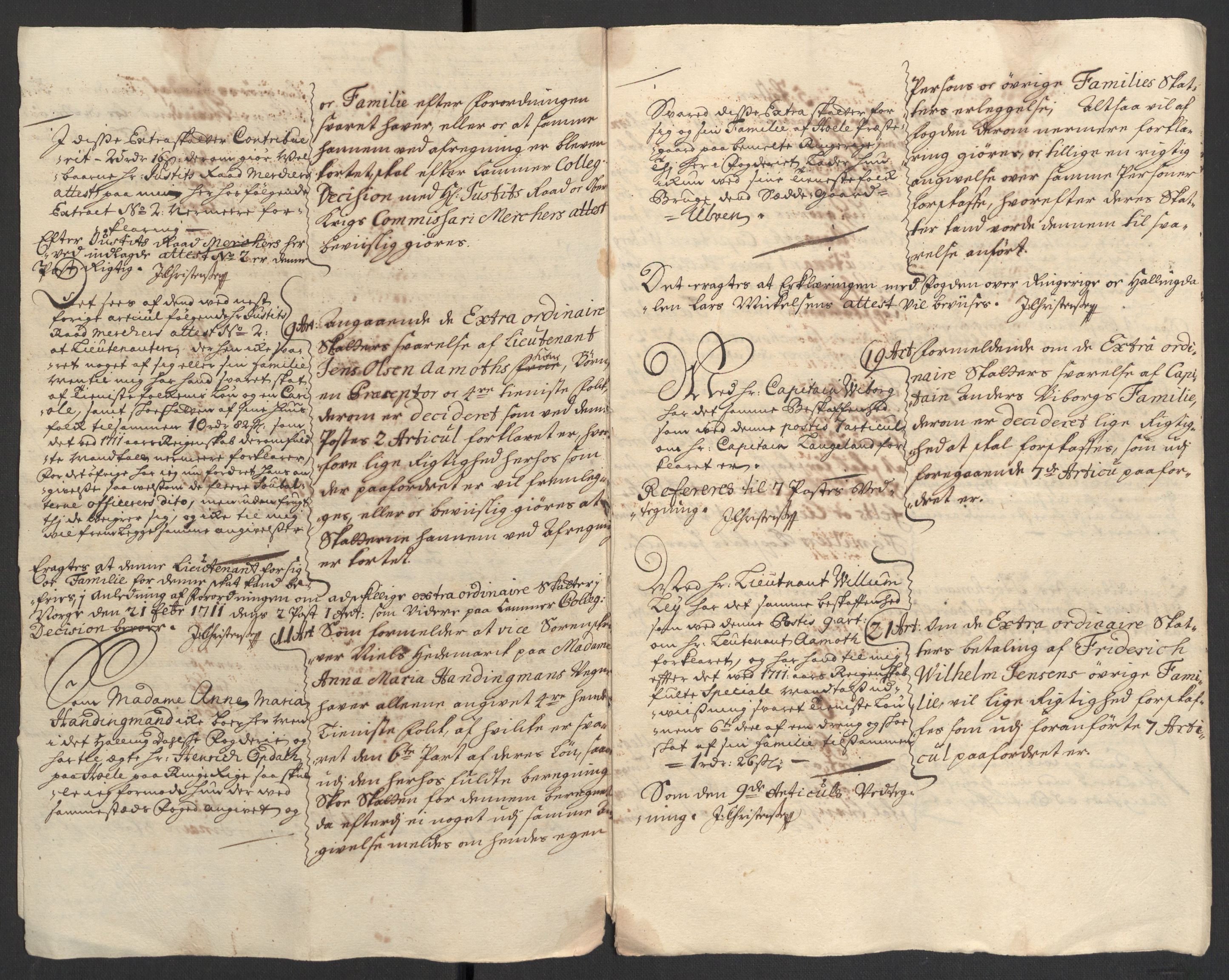 Rentekammeret inntil 1814, Reviderte regnskaper, Fogderegnskap, AV/RA-EA-4092/R16/L1048: Fogderegnskap Hedmark, 1711, p. 194