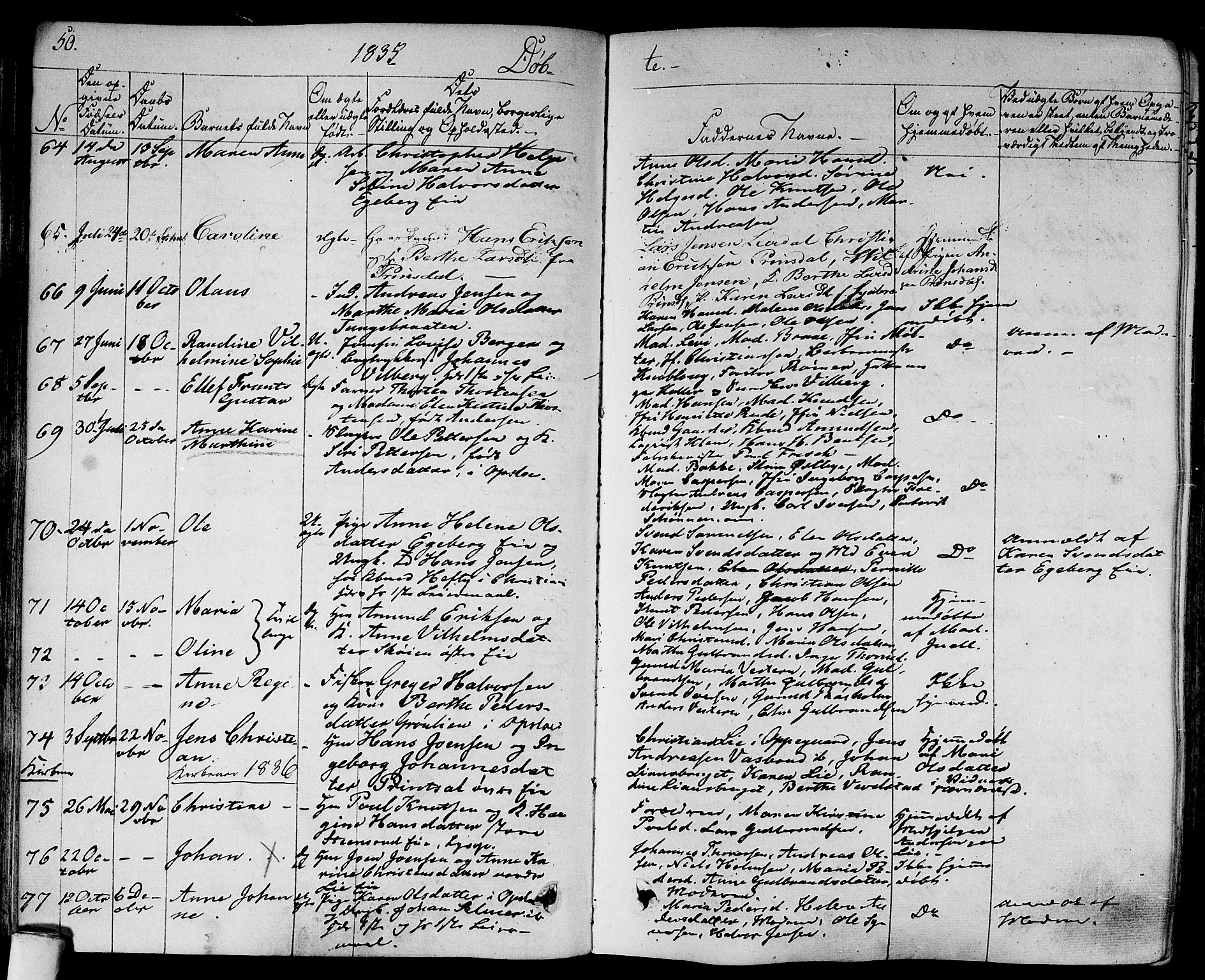 Gamlebyen prestekontor Kirkebøker, SAO/A-10884/F/Fa/L0003: Parish register (official) no. 3, 1829-1849, p. 50