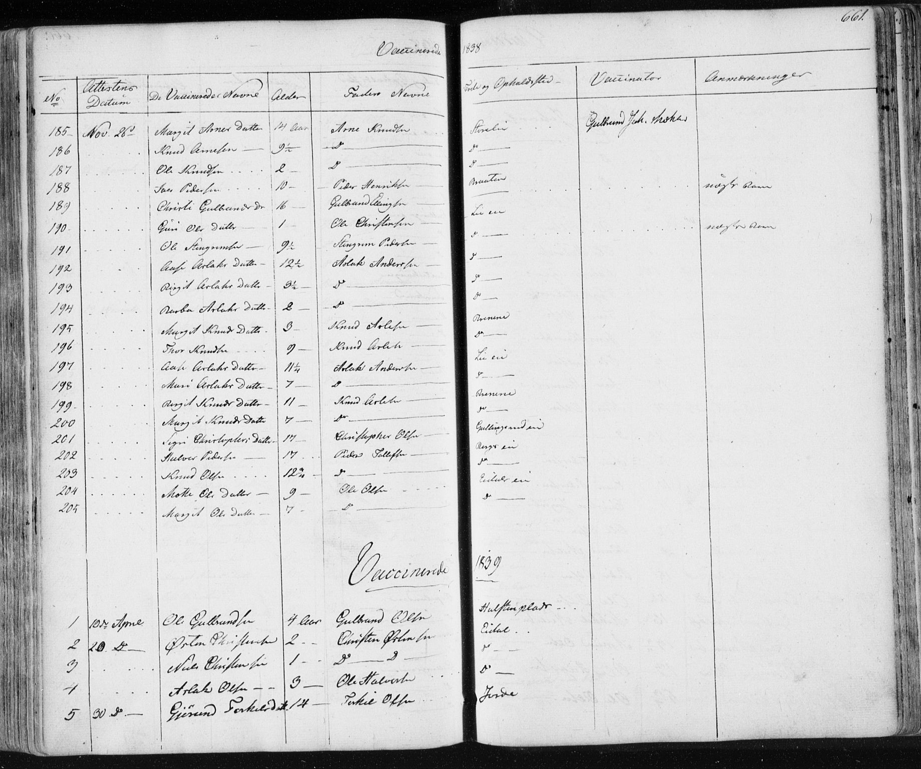 Nes kirkebøker, AV/SAKO-A-236/F/Fa/L0009: Parish register (official) no. 9, 1834-1863, p. 661