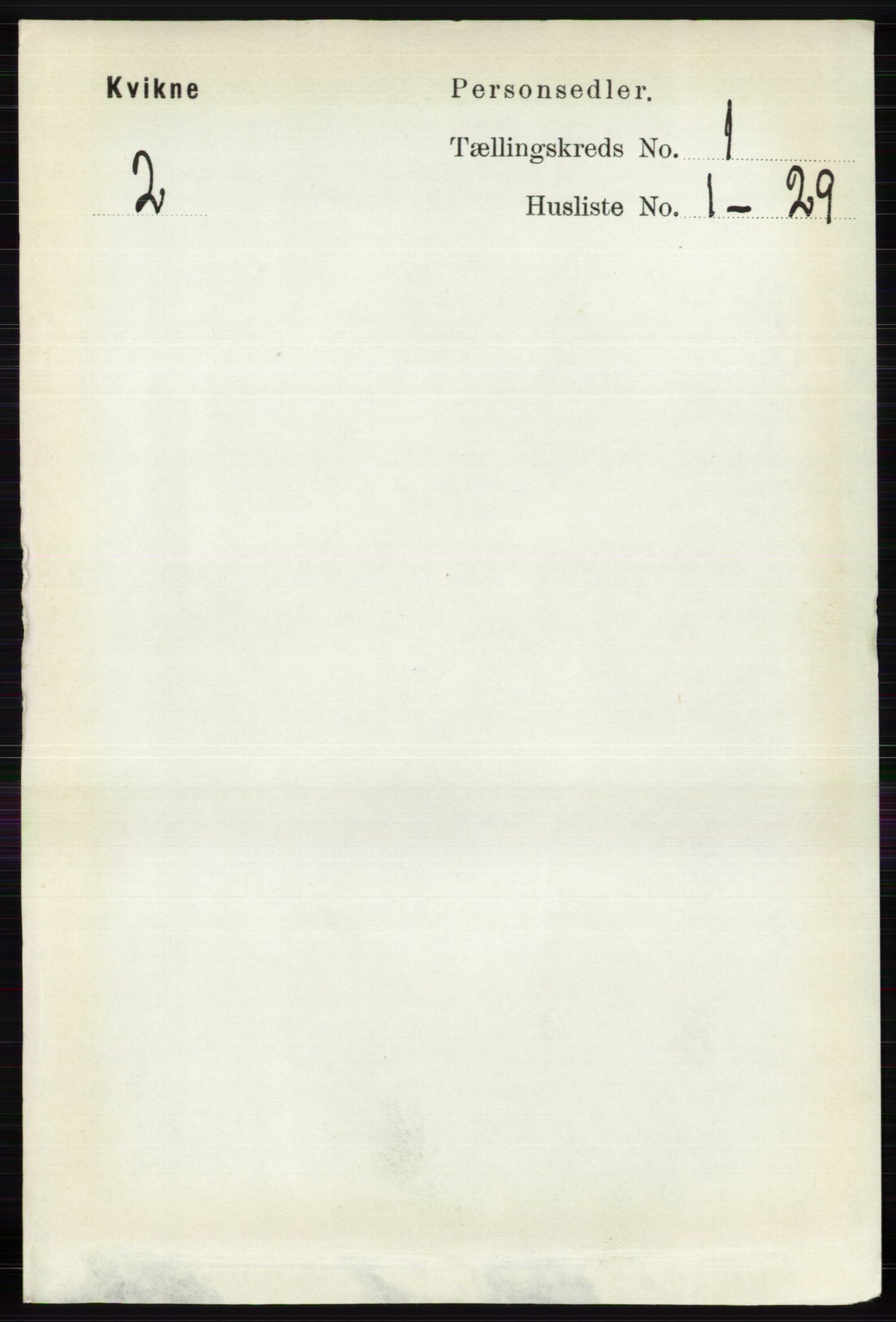 RA, 1891 census for 0440 Kvikne, 1891, p. 47