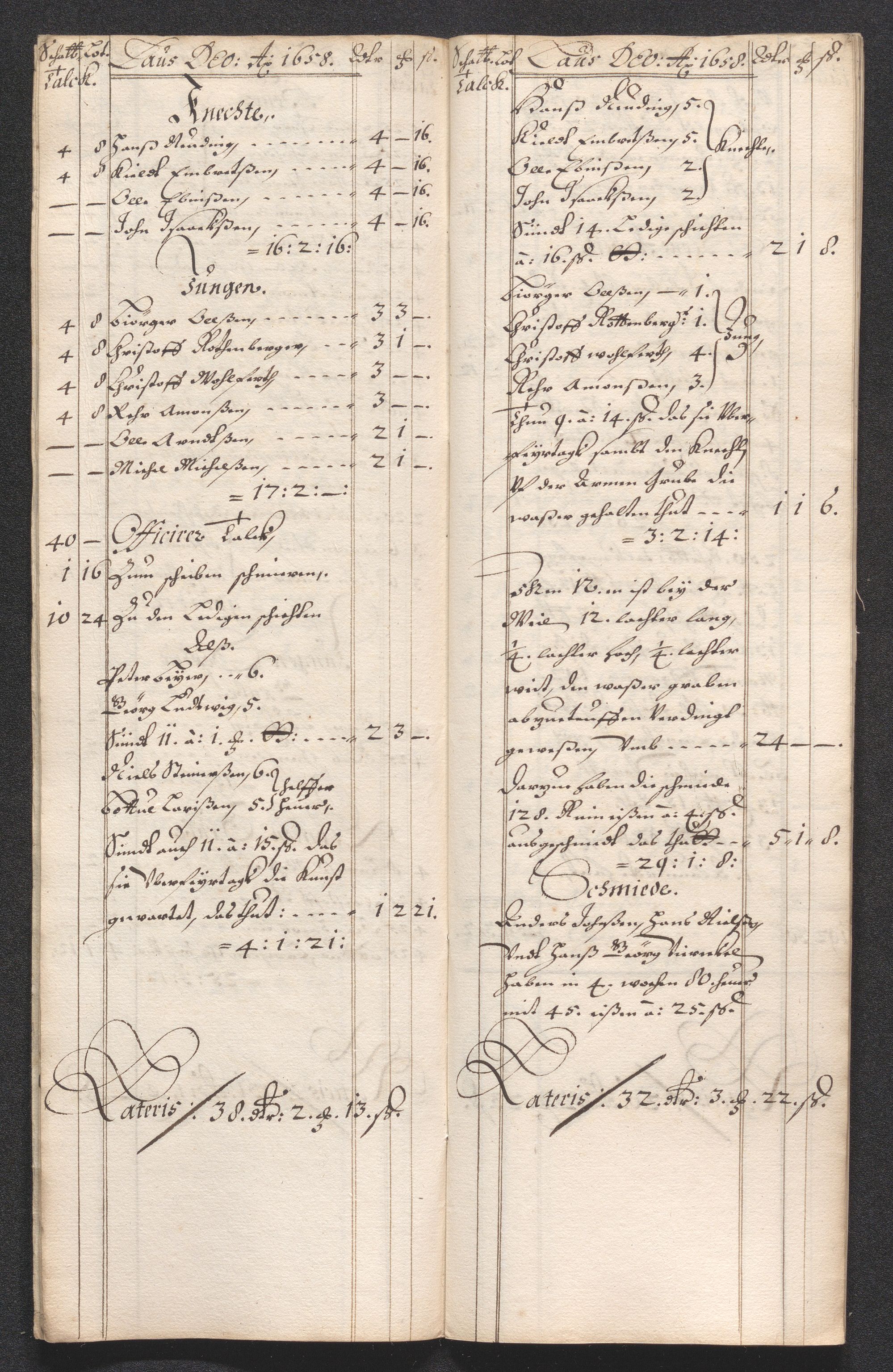 Kongsberg Sølvverk 1623-1816, SAKO/EA-3135/001/D/Dc/Dcd/L0033: Utgiftsregnskap for gruver m.m. , 1658, p. 282