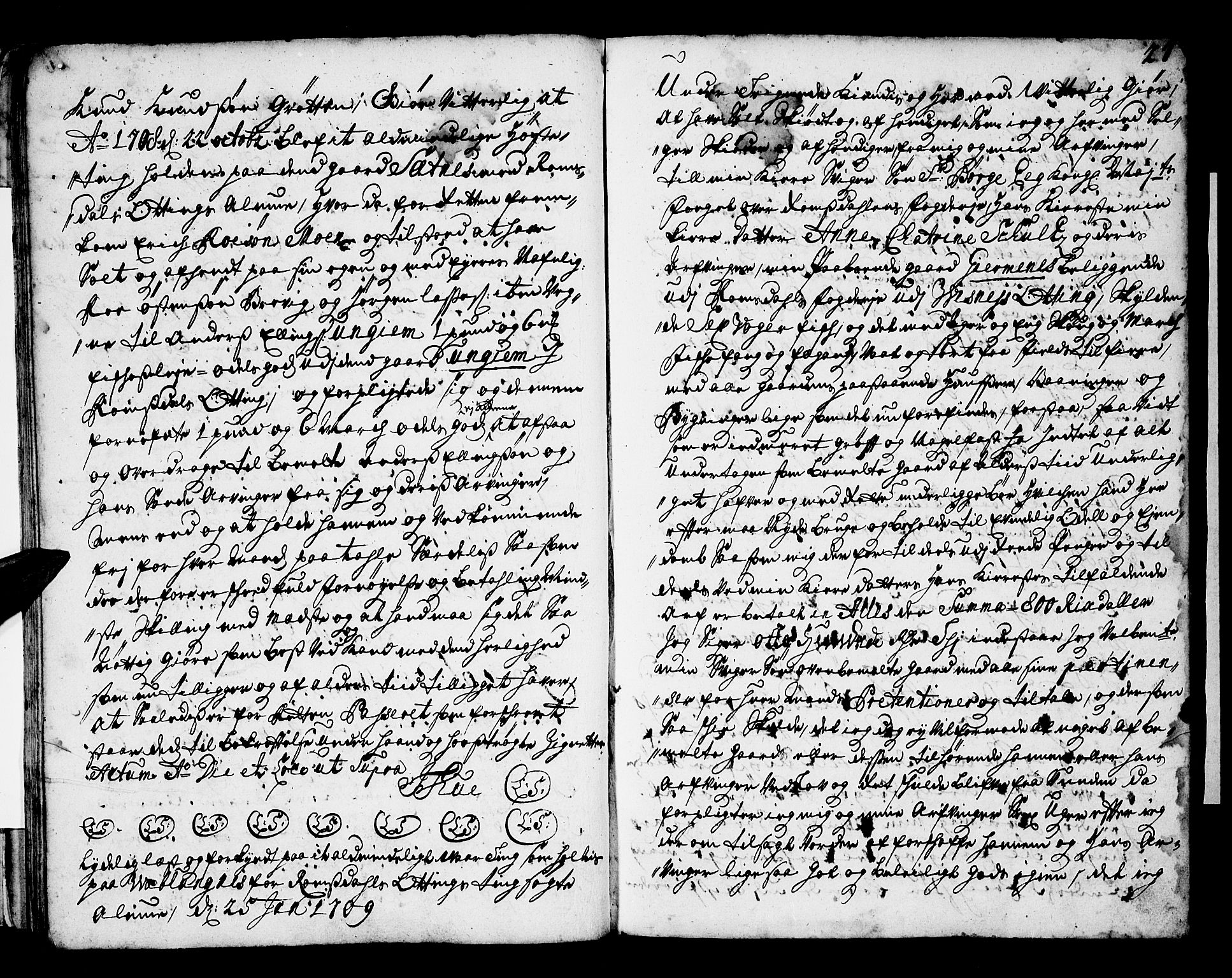 Romsdal sorenskriveri, SAT/A-4149/1/2/2C/L0001: Mortgage book no. 1, 1706-1724, p. 27