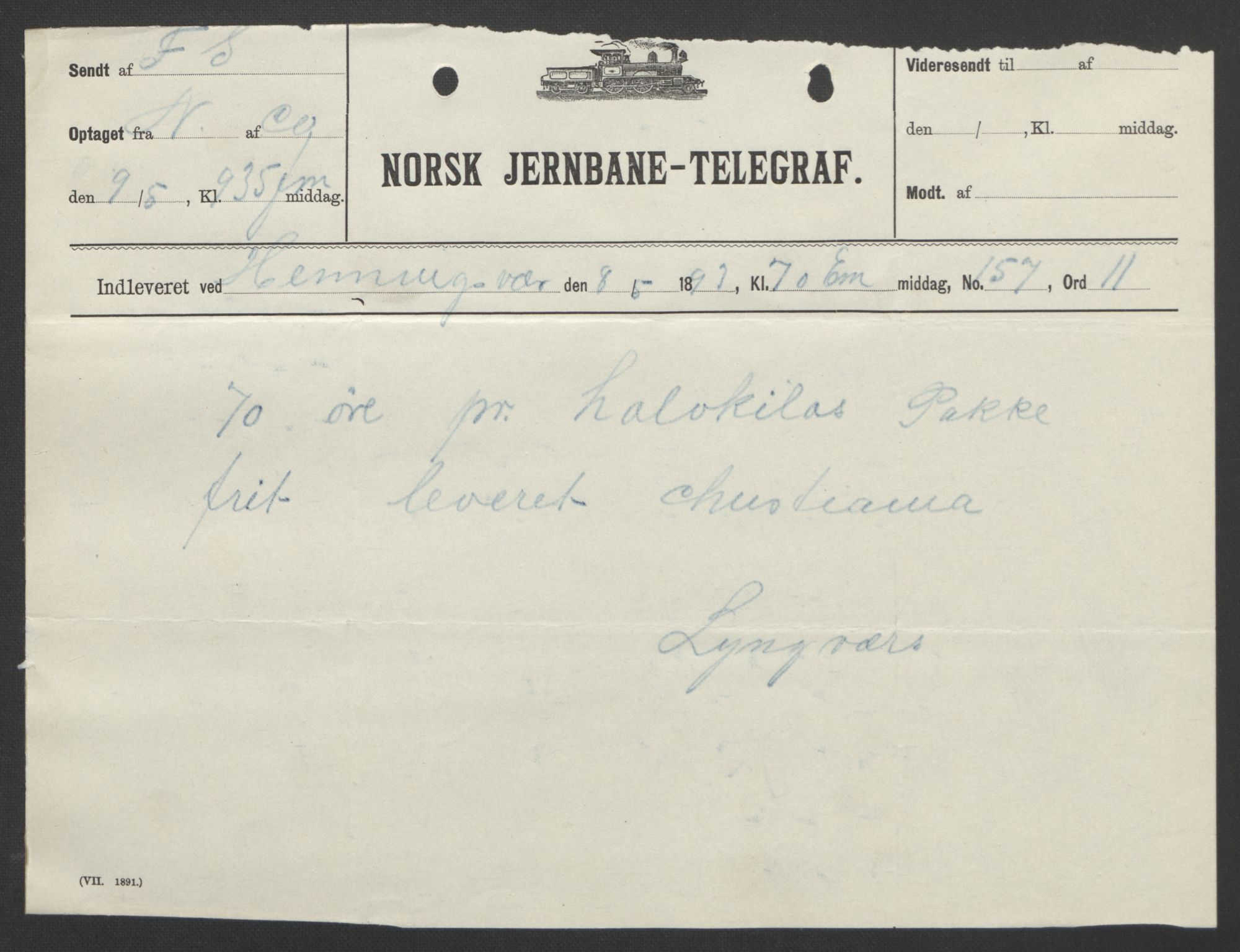 Arbeidskomitéen for Fridtjof Nansens polarekspedisjon, AV/RA-PA-0061/D/L0004: Innk. brev og telegrammer vedr. proviant og utrustning, 1892-1893, p. 629