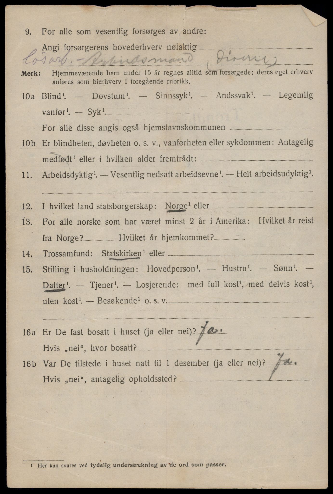 SAT, 1920 census for Trondheim, 1920, p. 59659