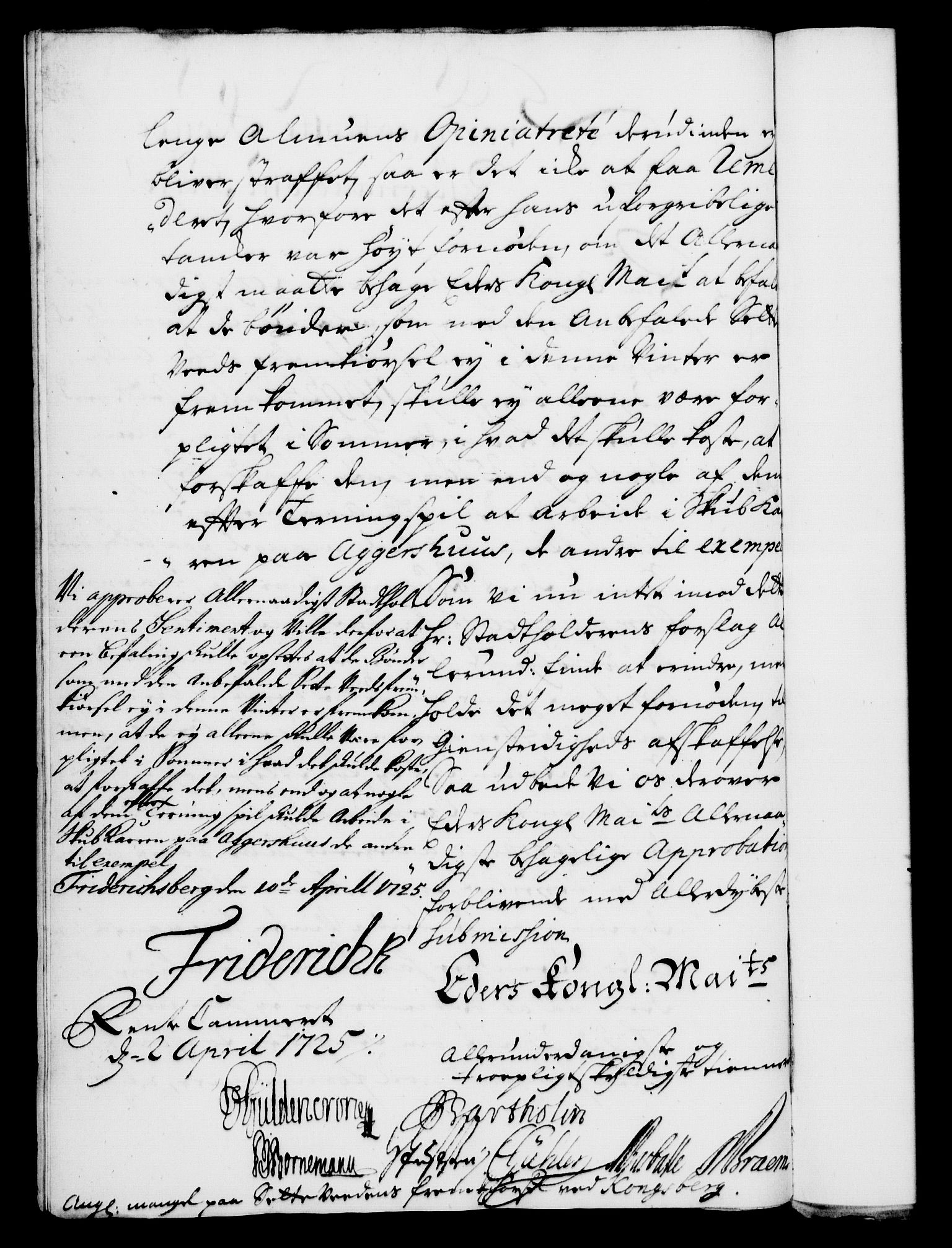 Rentekammeret, Kammerkanselliet, RA/EA-3111/G/Gf/Gfa/L0008: Norsk relasjons- og resolusjonsprotokoll (merket RK 52.8), 1725, p. 291