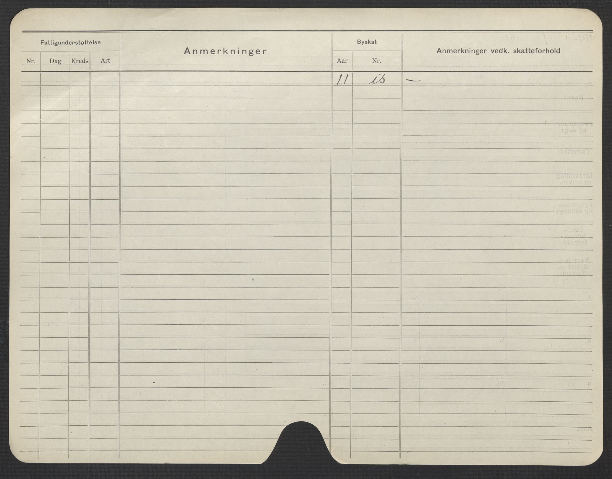 Oslo folkeregister, Registerkort, AV/SAO-A-11715/F/Fa/Fac/L0020: Kvinner, 1906-1914, p. 101b