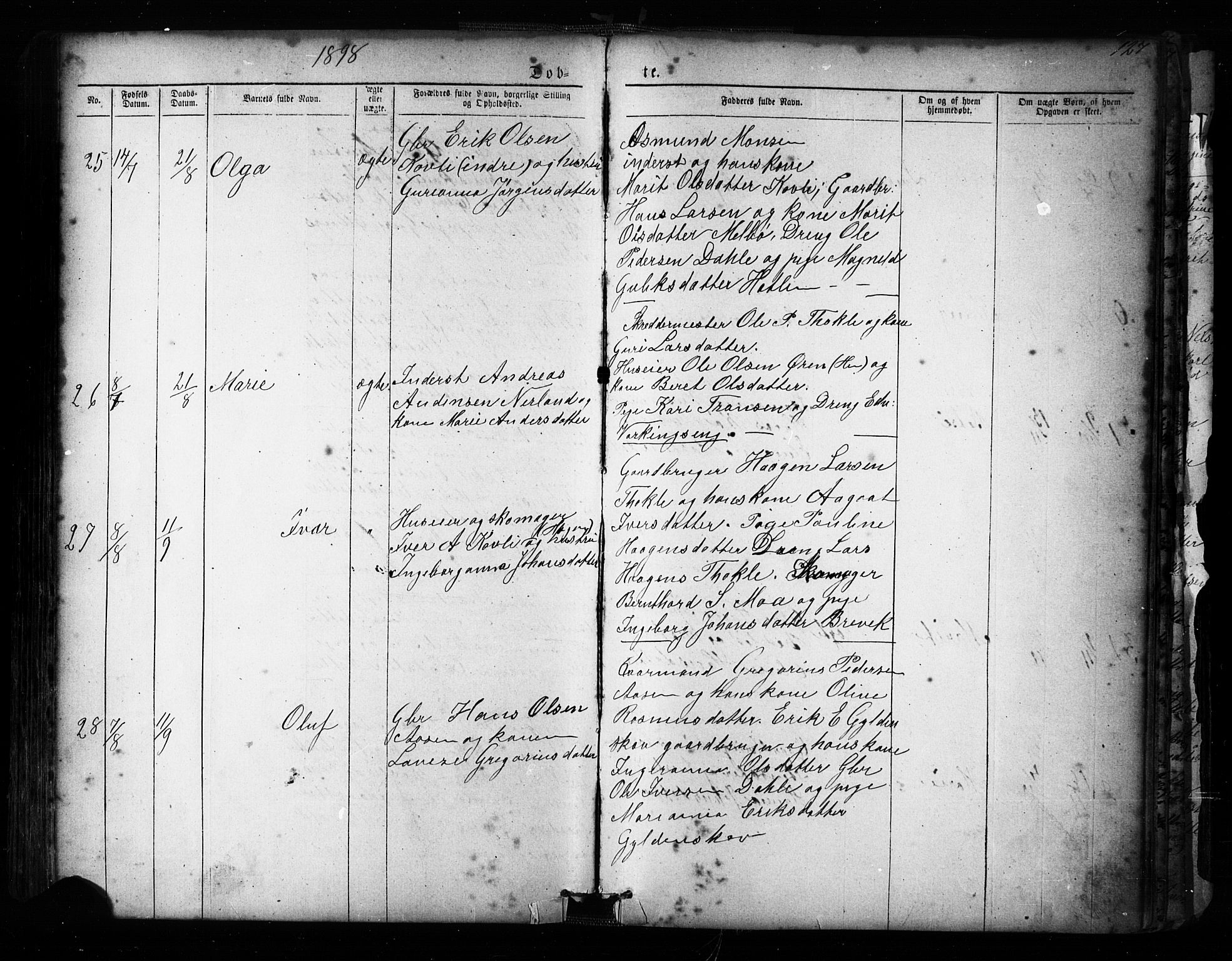 Ministerialprotokoller, klokkerbøker og fødselsregistre - Møre og Romsdal, AV/SAT-A-1454/545/L0588: Parish register (copy) no. 545C02, 1867-1902, p. 127