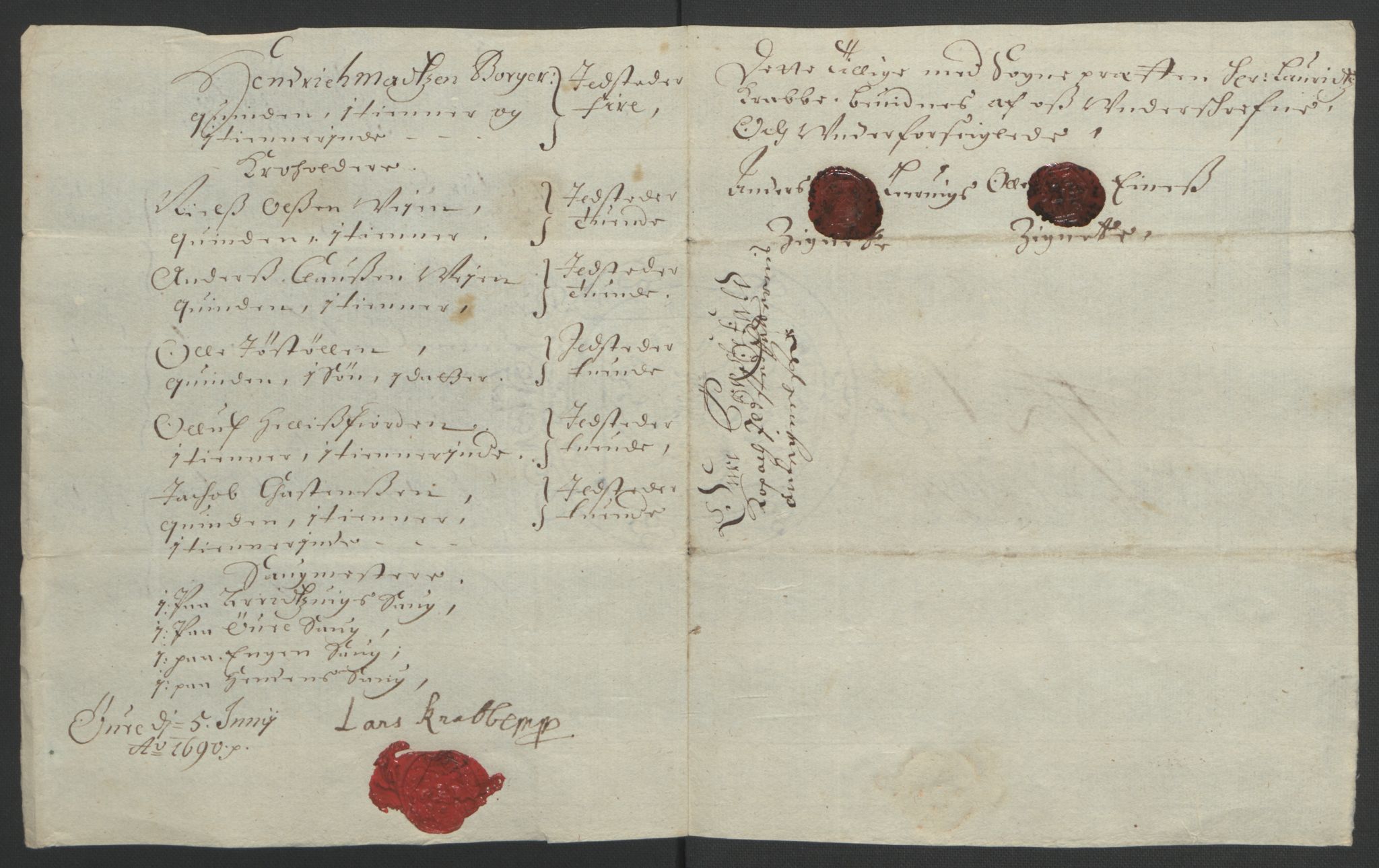 Rentekammeret inntil 1814, Reviderte regnskaper, Fogderegnskap, AV/RA-EA-4092/R56/L3734: Fogderegnskap Nordmøre, 1690-1691, p. 139