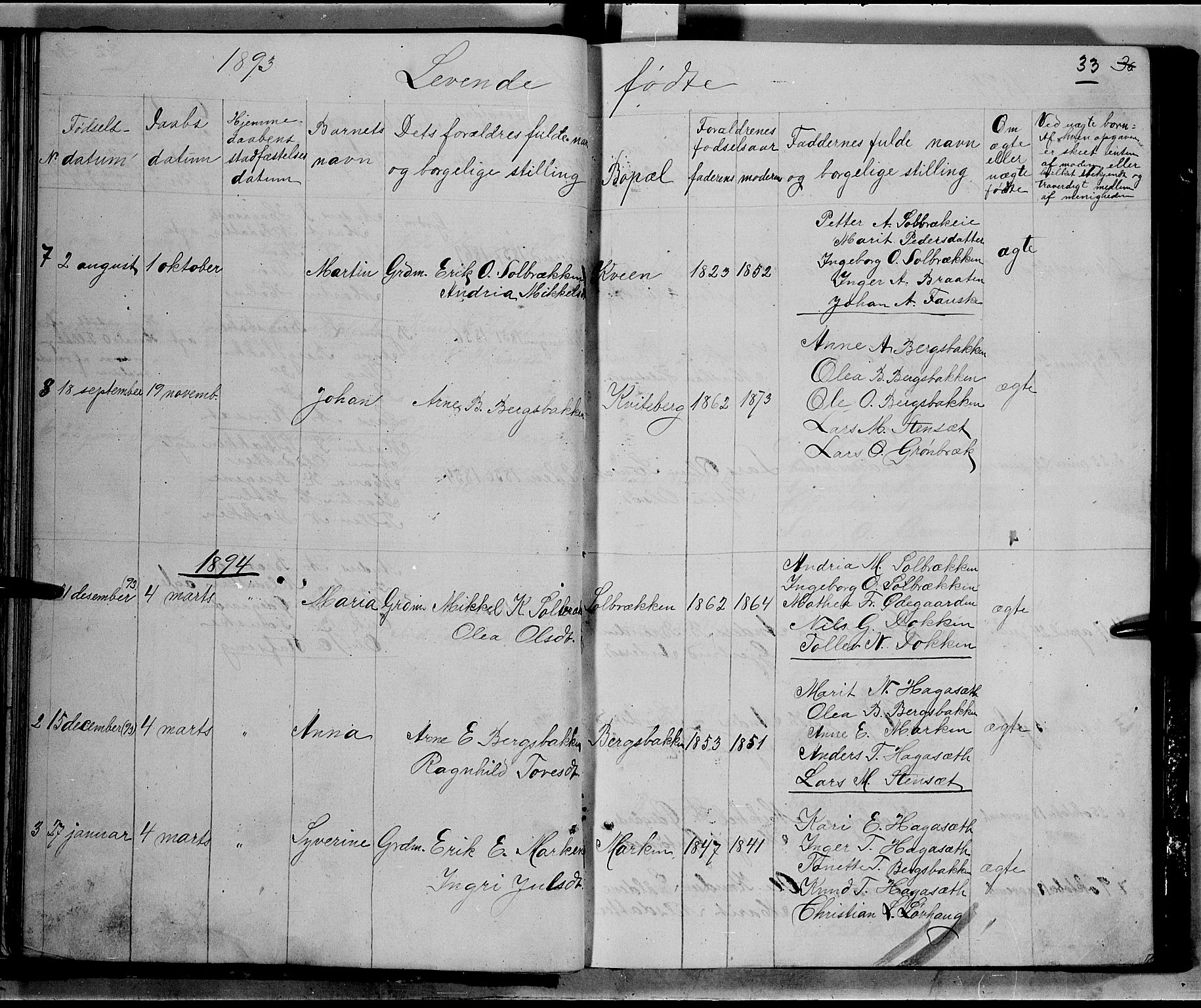 Nord-Aurdal prestekontor, AV/SAH-PREST-132/H/Ha/Hab/L0005: Parish register (copy) no. 5, 1876-1895, p. 33