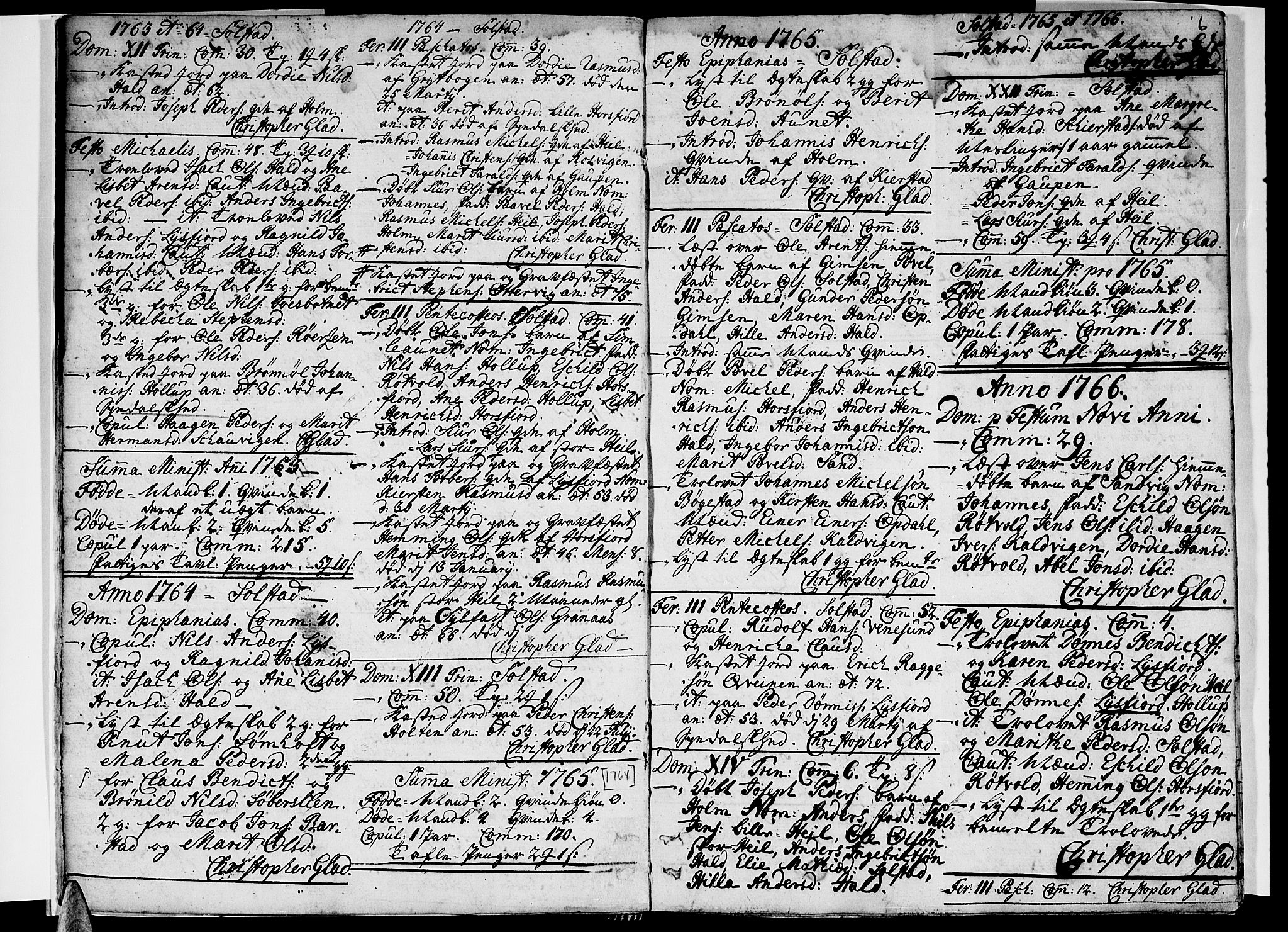 Ministerialprotokoller, klokkerbøker og fødselsregistre - Nordland, AV/SAT-A-1459/811/L0164: Parish register (official) no. 811A02, 1752-1819, p. 6
