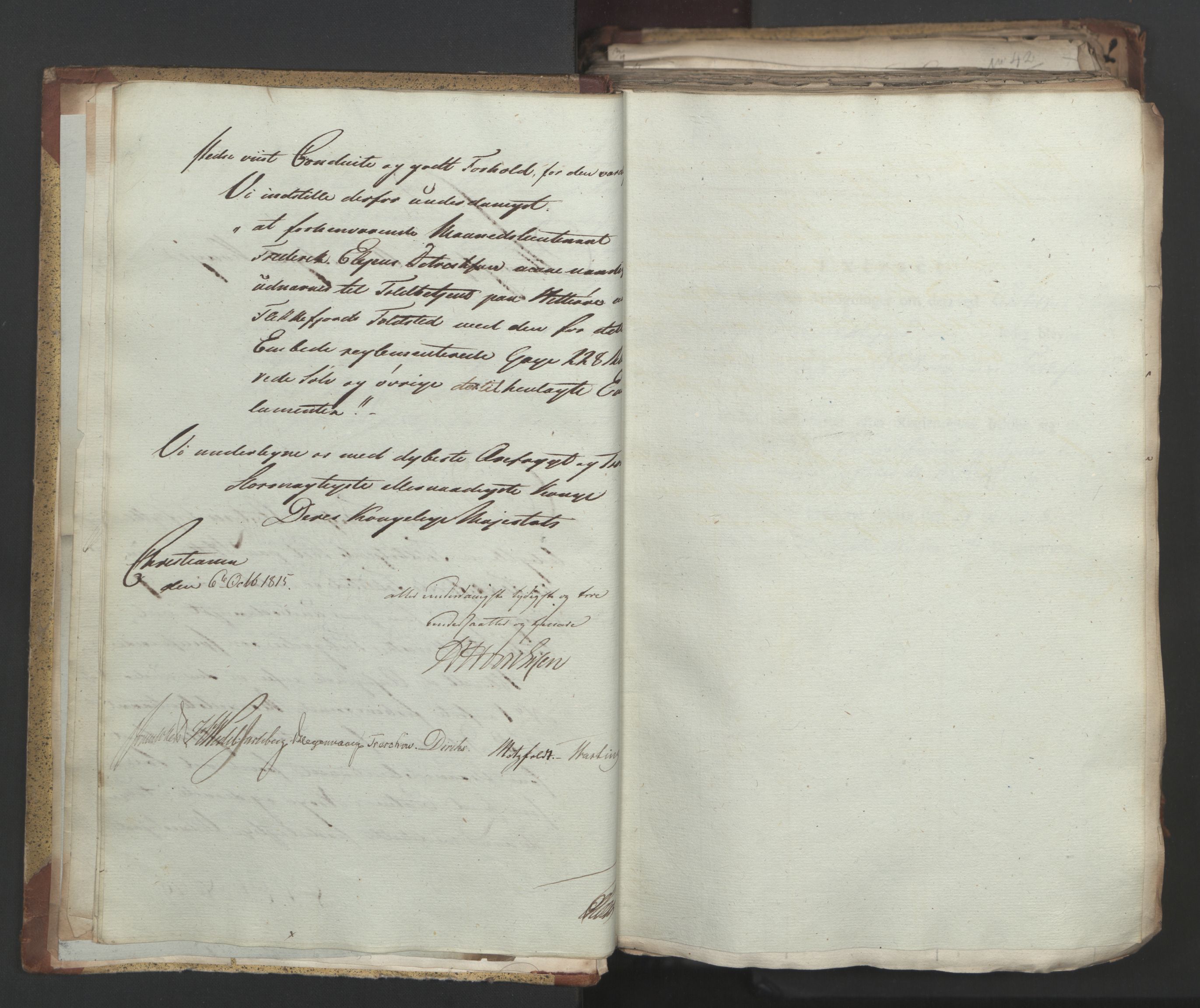 Statsrådsavdelingen i Stockholm, AV/RA-S-1003/D/Da/L0004: Regjeringsinnstillinger nr. 788-999, 1815, p. 11