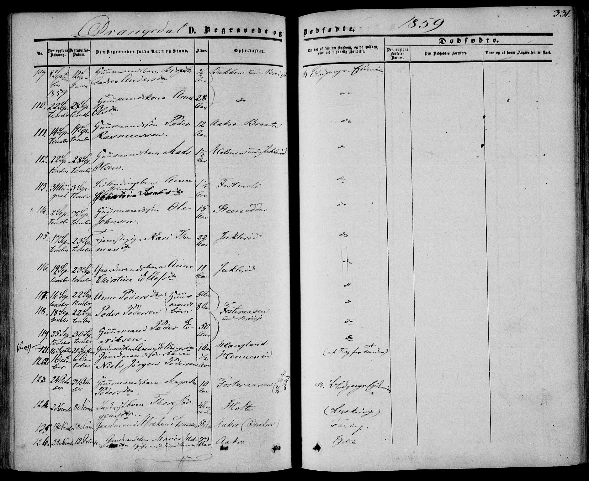 Drangedal kirkebøker, AV/SAKO-A-258/F/Fa/L0008: Parish register (official) no. 8, 1857-1871, p. 331