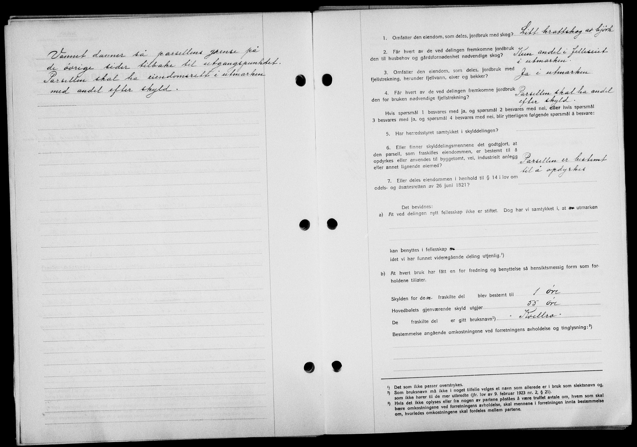 Lofoten sorenskriveri, SAT/A-0017/1/2/2C/L0033b: Mortgage book no. 33b, 1936-1936, Diary no: : 273/1936