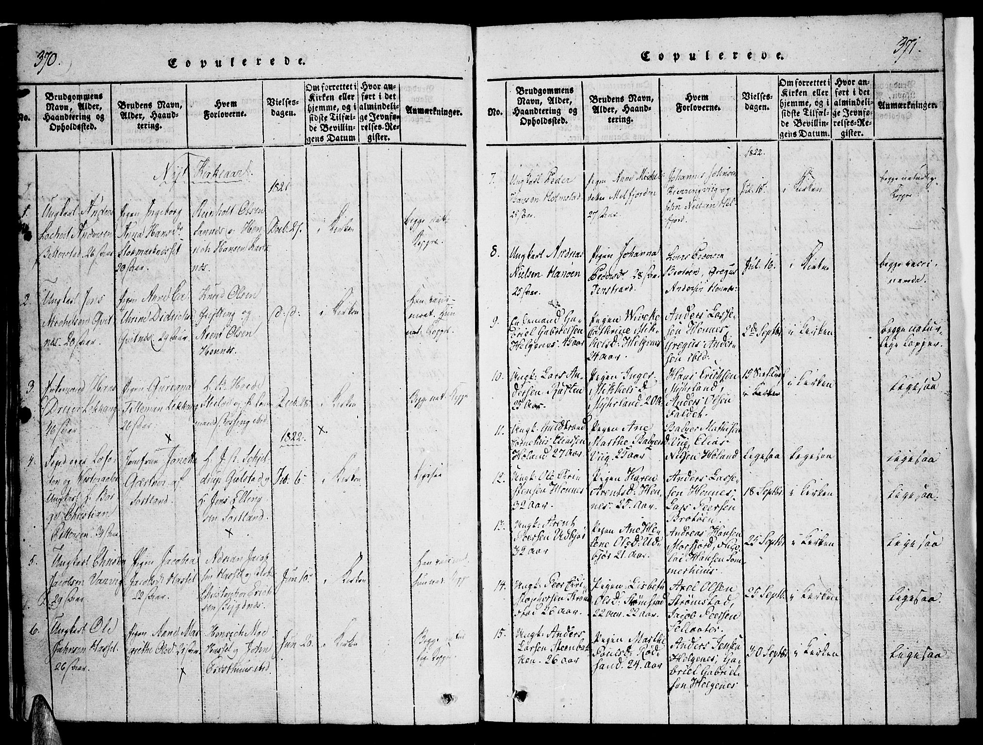 Ministerialprotokoller, klokkerbøker og fødselsregistre - Nordland, SAT/A-1459/888/L1237: Parish register (official) no. 888A05 /1, 1820-1836, p. 370-371