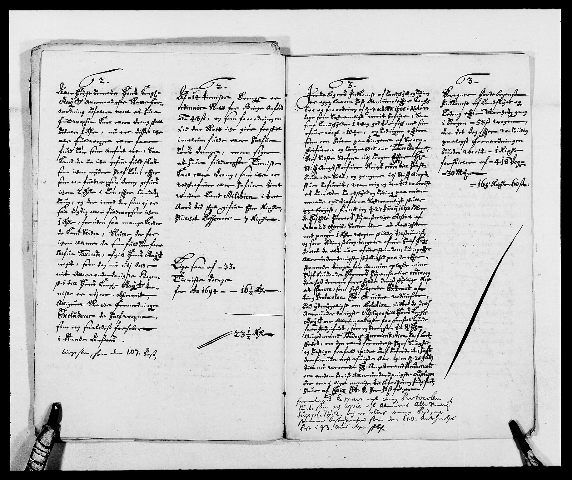 Rentekammeret inntil 1814, Reviderte regnskaper, Fogderegnskap, RA/EA-4092/R68/L4752: Fogderegnskap Senja og Troms, 1691-1693, p. 315