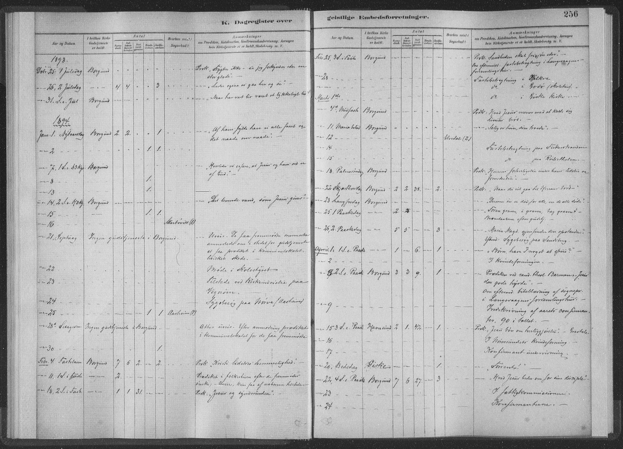 Ministerialprotokoller, klokkerbøker og fødselsregistre - Møre og Romsdal, AV/SAT-A-1454/528/L0404: Parish register (official) no. 528A13II, 1880-1922, p. 256