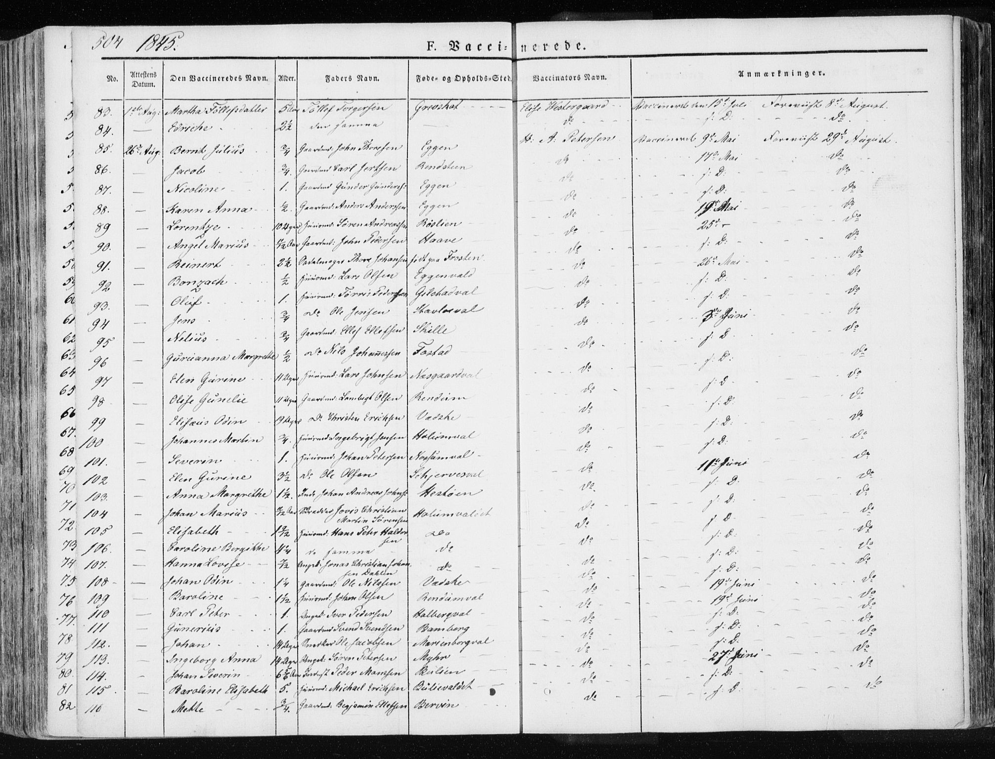 Ministerialprotokoller, klokkerbøker og fødselsregistre - Nord-Trøndelag, SAT/A-1458/717/L0154: Parish register (official) no. 717A06 /1, 1836-1849, p. 504