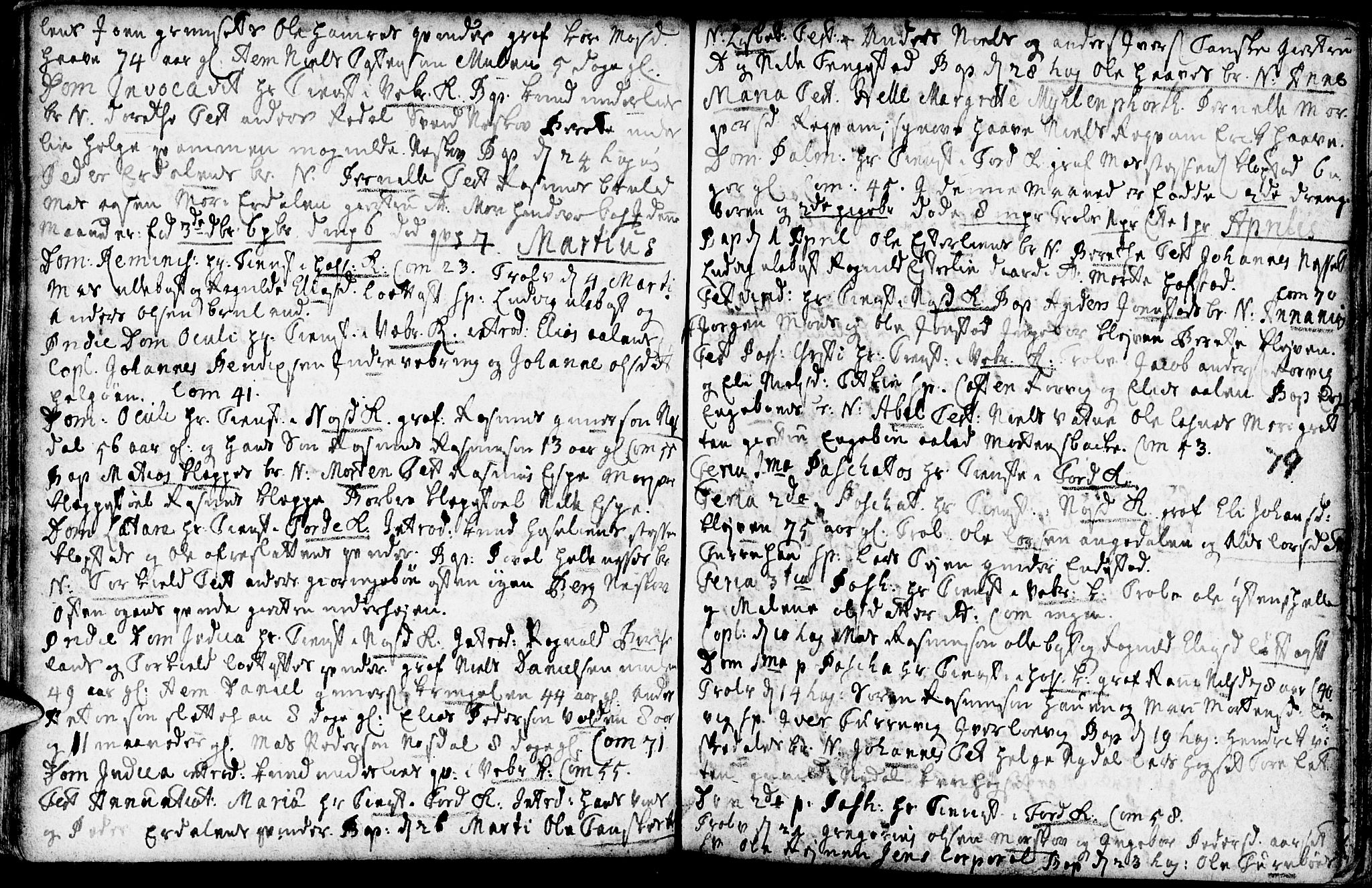 Førde sokneprestembete, SAB/A-79901/H/Haa/Haaa/L0002: Parish register (official) no. A 2, 1728-1748, p. 79