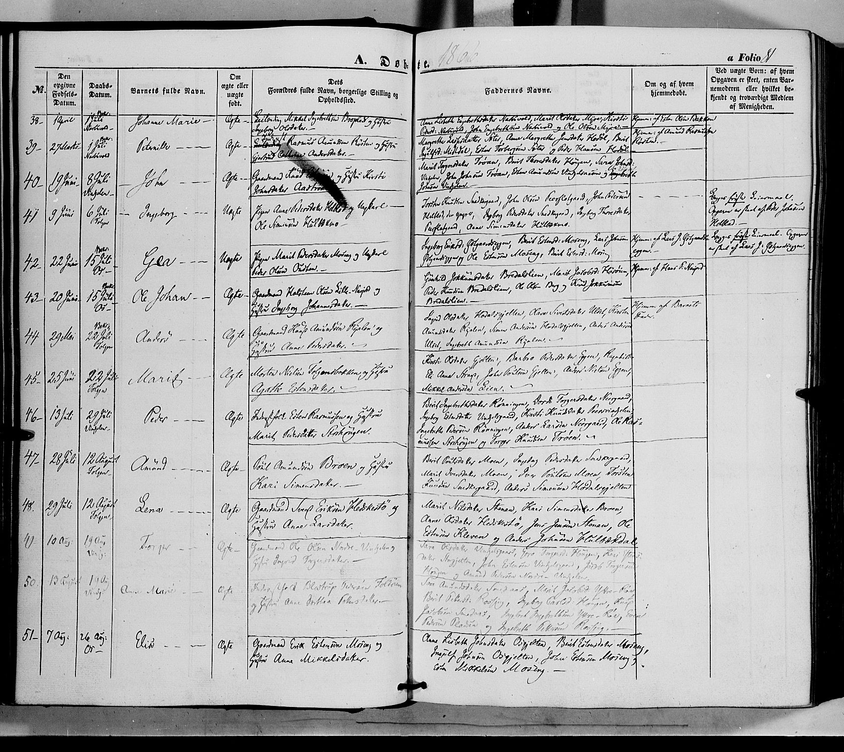 Tolga prestekontor, AV/SAH-PREST-062/K/L0006: Parish register (official) no. 6, 1852-1876, p. 81