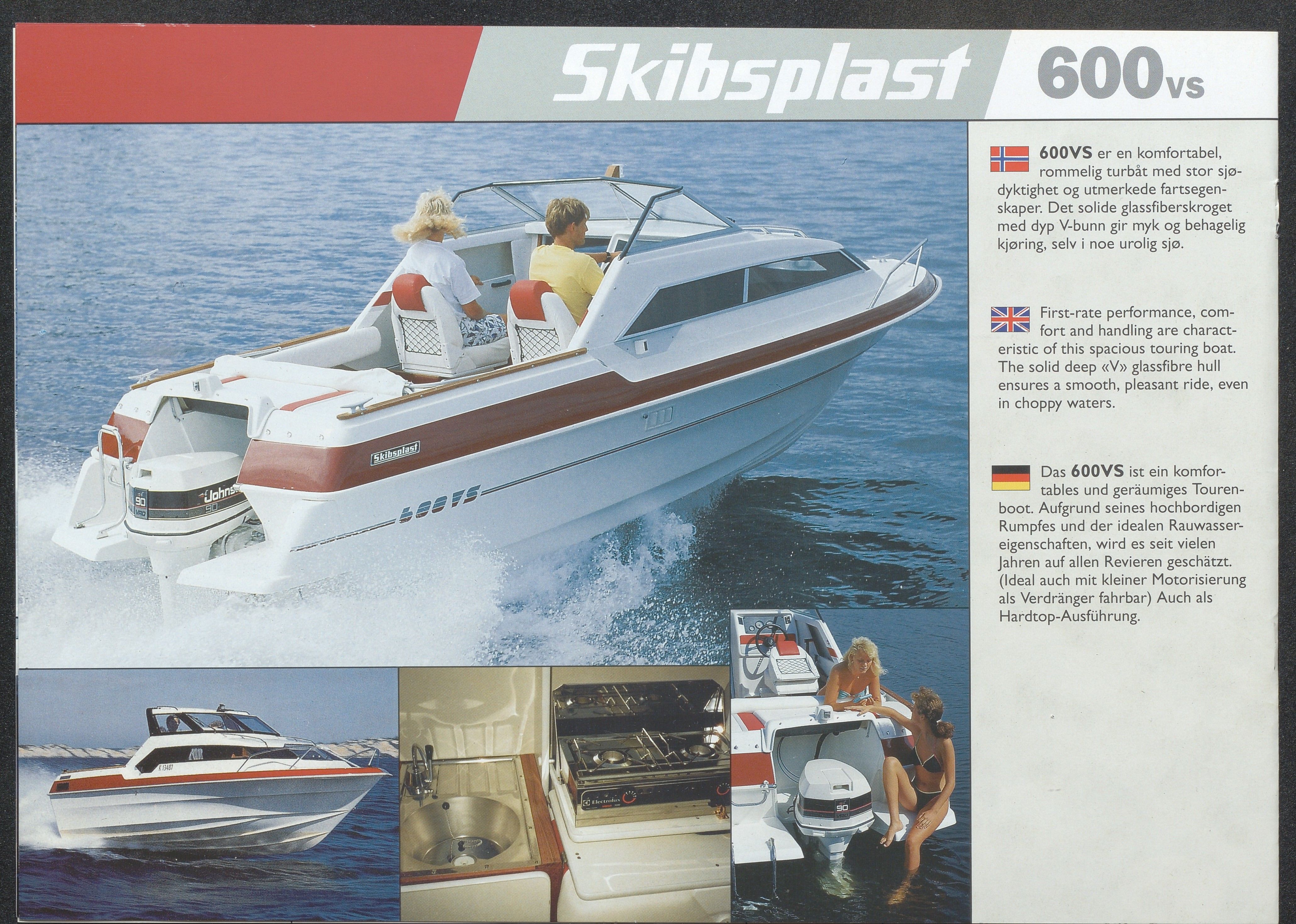 Skibsplast, AAKS/PA-2968/01/X/X01/L0001/0025: Brosjyrer / Skibsplast 670 VS (1987-1992). Skibsplast 650 CC (1991-1997). Skibsplast 600 VS (1984-1992). Skibsplast 560 VS (1989-1997). Skibsplast 490 VS/HT (VS:1983-1995, HT:1982-2000). Skibsplast 450 VS (1990-1995). , 1982-2000