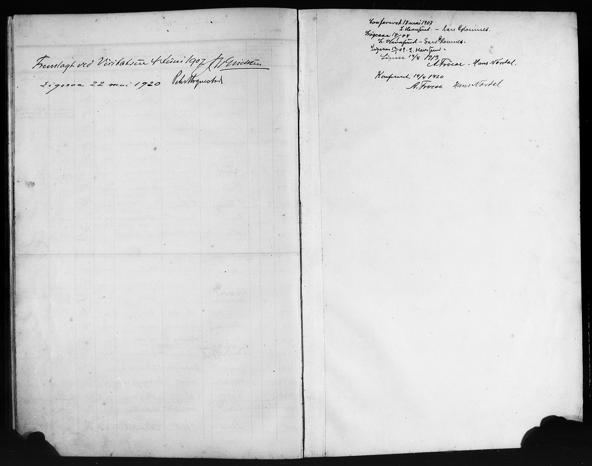 Lindås Sokneprestembete, SAB/A-76701/H/Hab: Parish register (copy) no. E 4, 1906-1921