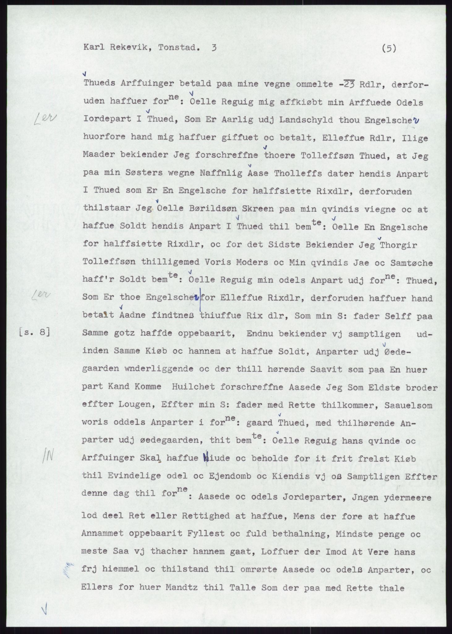 Samlinger til kildeutgivelse, Diplomavskriftsamlingen, AV/RA-EA-4053/H/Ha, p. 2395