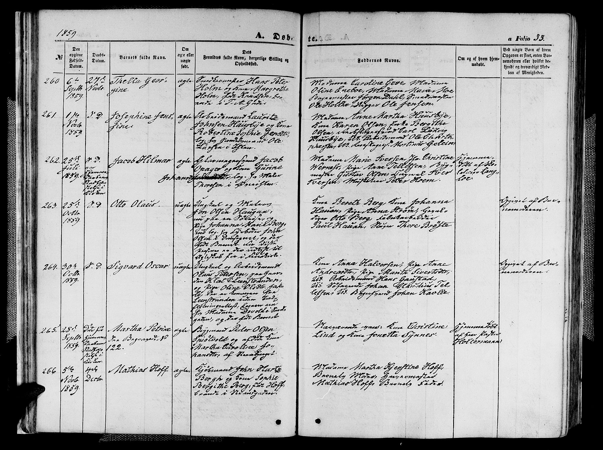 Ministerialprotokoller, klokkerbøker og fødselsregistre - Sør-Trøndelag, AV/SAT-A-1456/602/L0139: Parish register (copy) no. 602C07, 1859-1864, p. 33