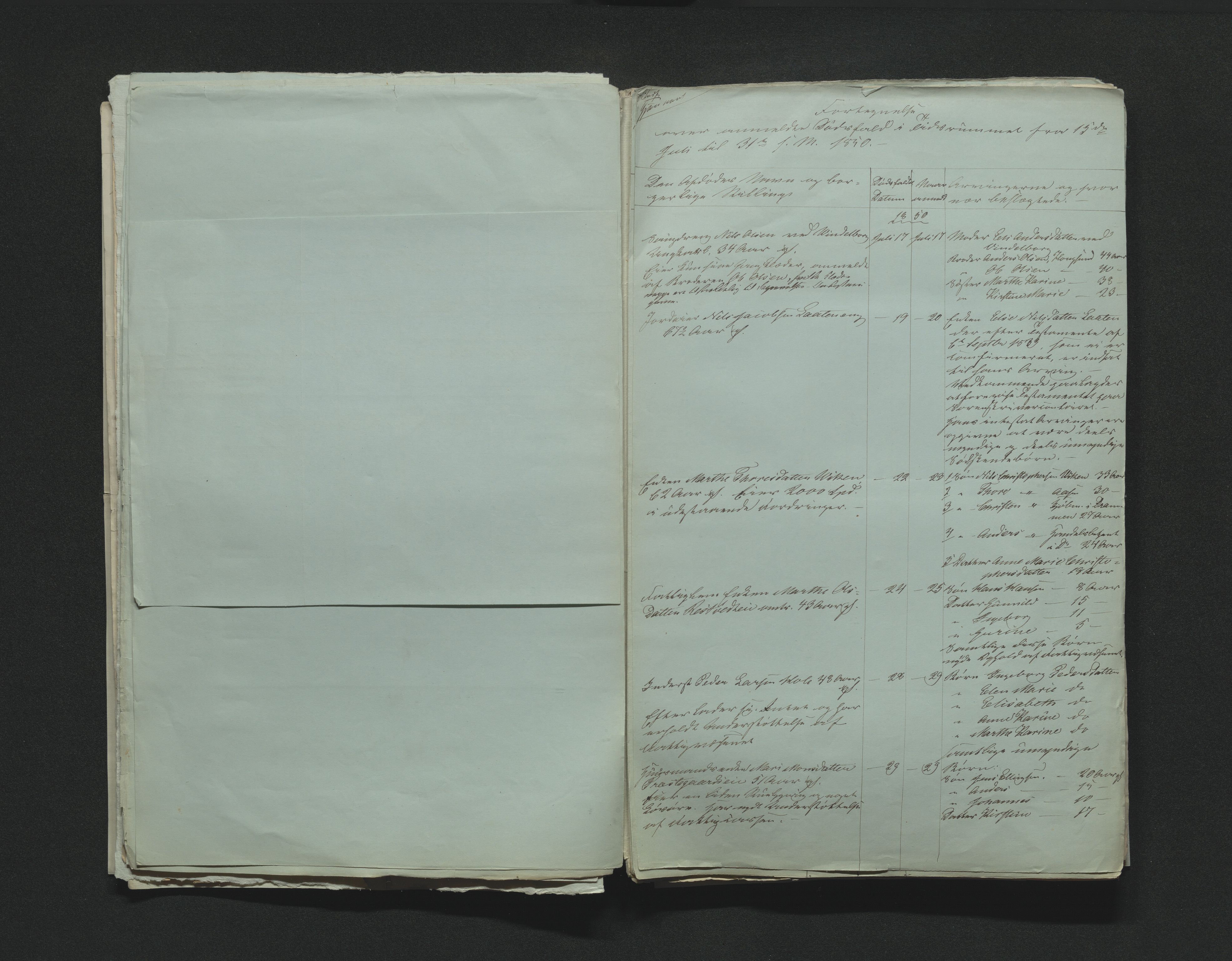 Eiker, Modum og Sigdal sorenskriveri, AV/SAKO-A-123/H/Ha/Hab/L0008: Dødsfallsmeldinger, 1850-1853