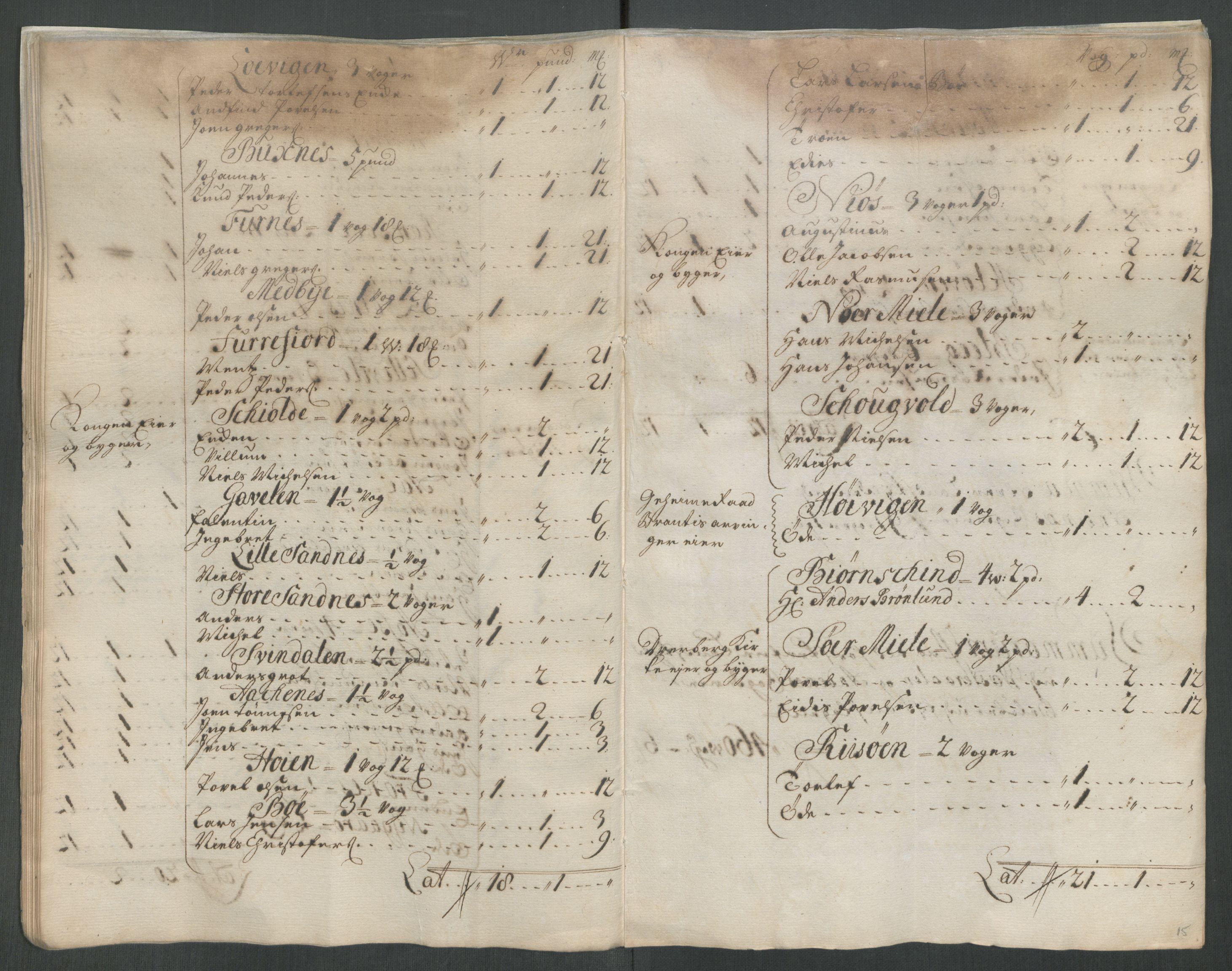 Rentekammeret inntil 1814, Reviderte regnskaper, Fogderegnskap, AV/RA-EA-4092/R67/L4680: Fogderegnskap Vesterålen, Andenes og Lofoten, 1714, p. 42