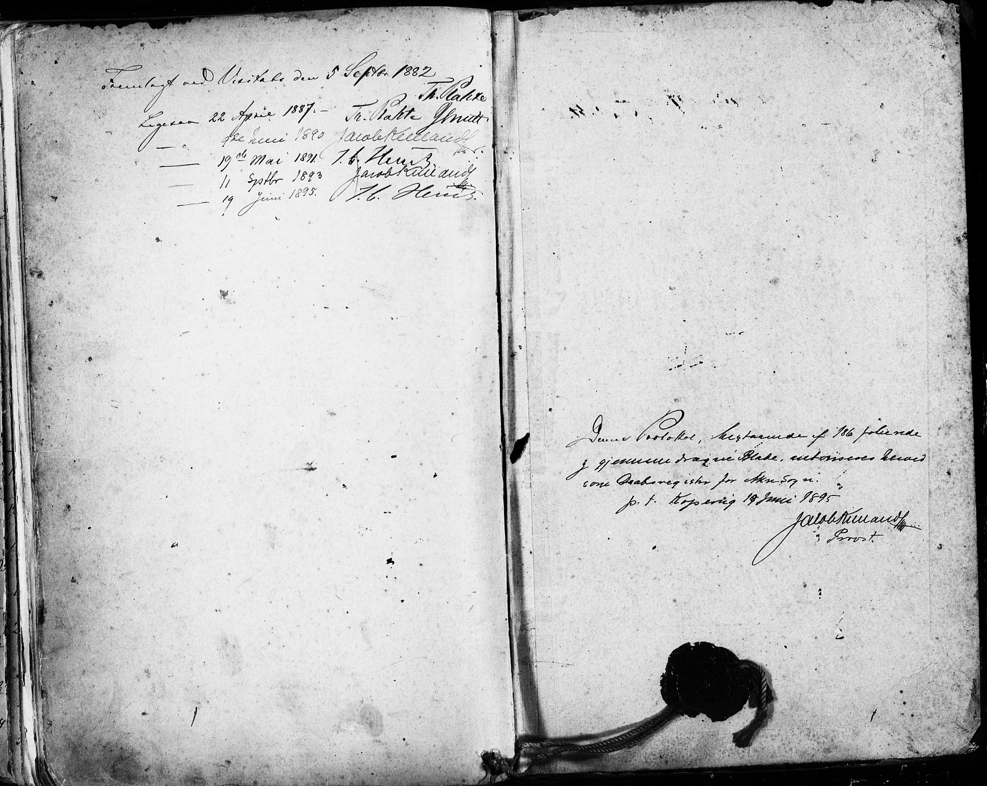Kopervik sokneprestkontor, AV/SAST-A-101850/H/Ha/Hab/L0002: Parish register (copy) no. B 2, 1881-1905