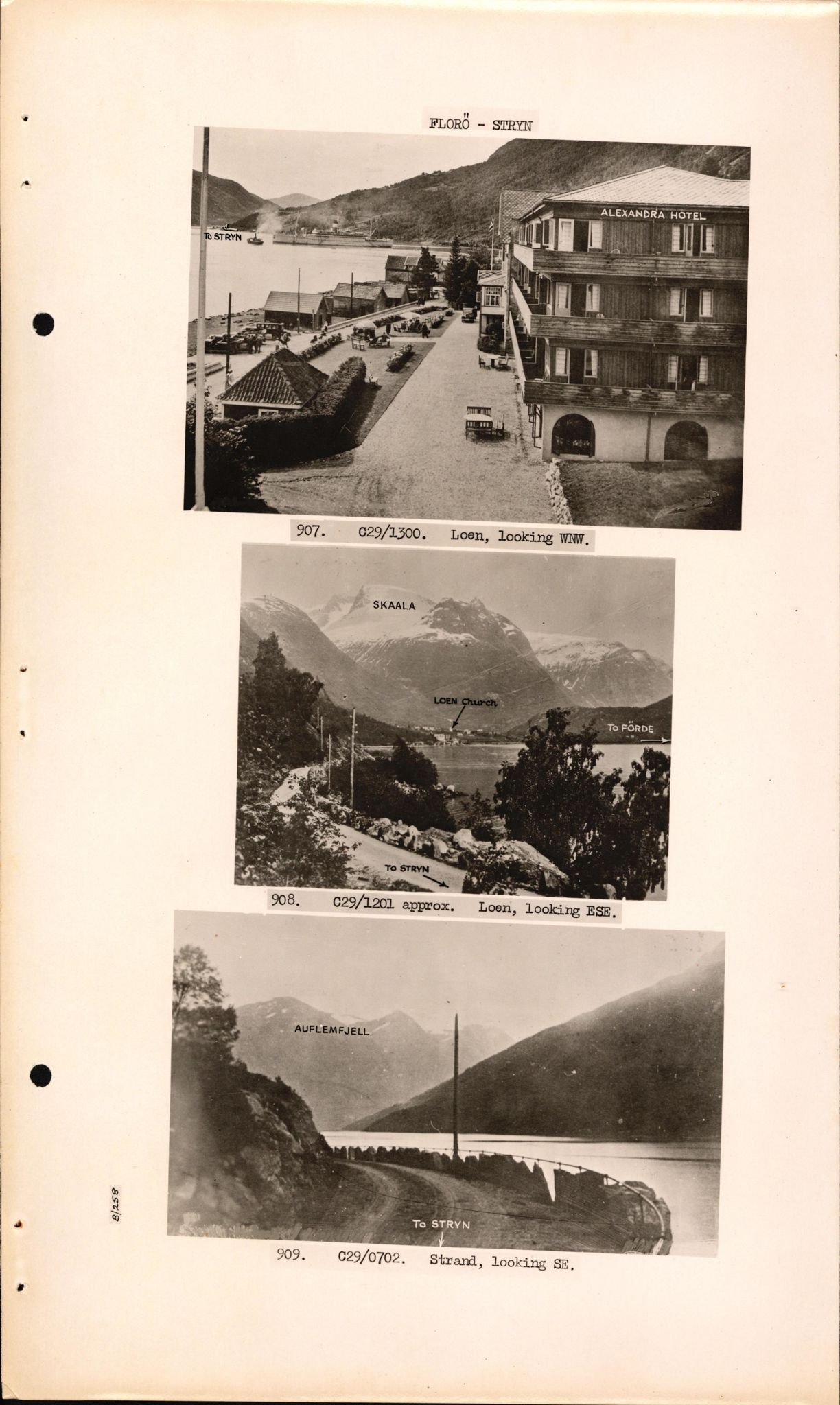 Forsvaret, Forsvarets overkommando II, AV/RA-RAFA-3915/D/Dd/L0018: Sør-Norge, veier, 1943-1945, p. 717