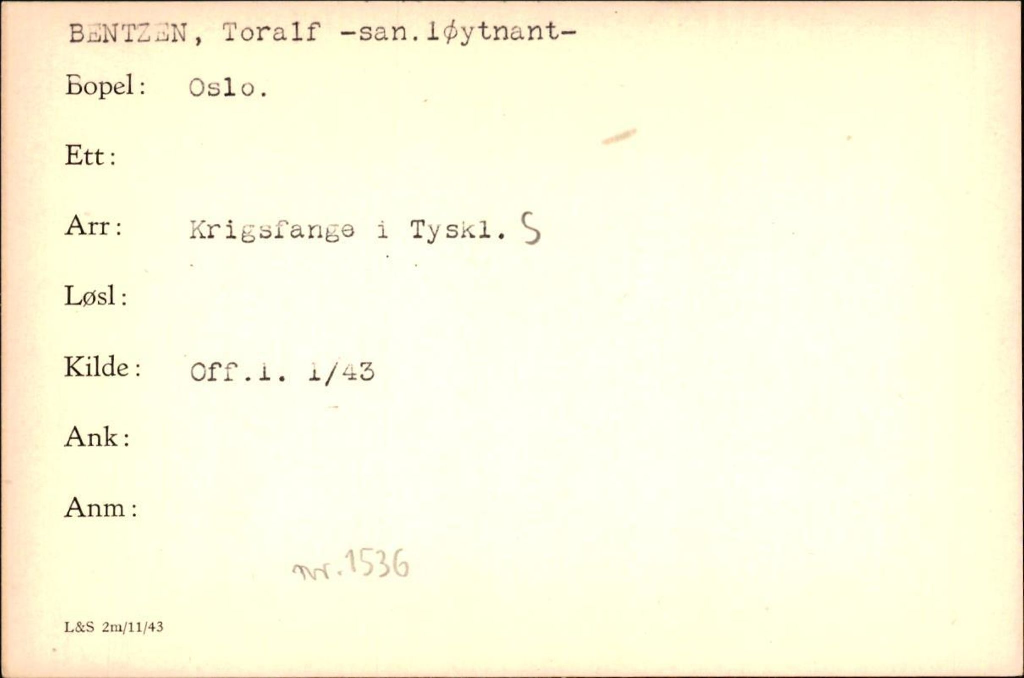 Forsvaret, Forsvarets krigshistoriske avdeling, AV/RA-RAFA-2017/Y/Yf/L0200: II-C-11-2102  -  Norske krigsfanger i Tyskland, 1940-1945, p. 72