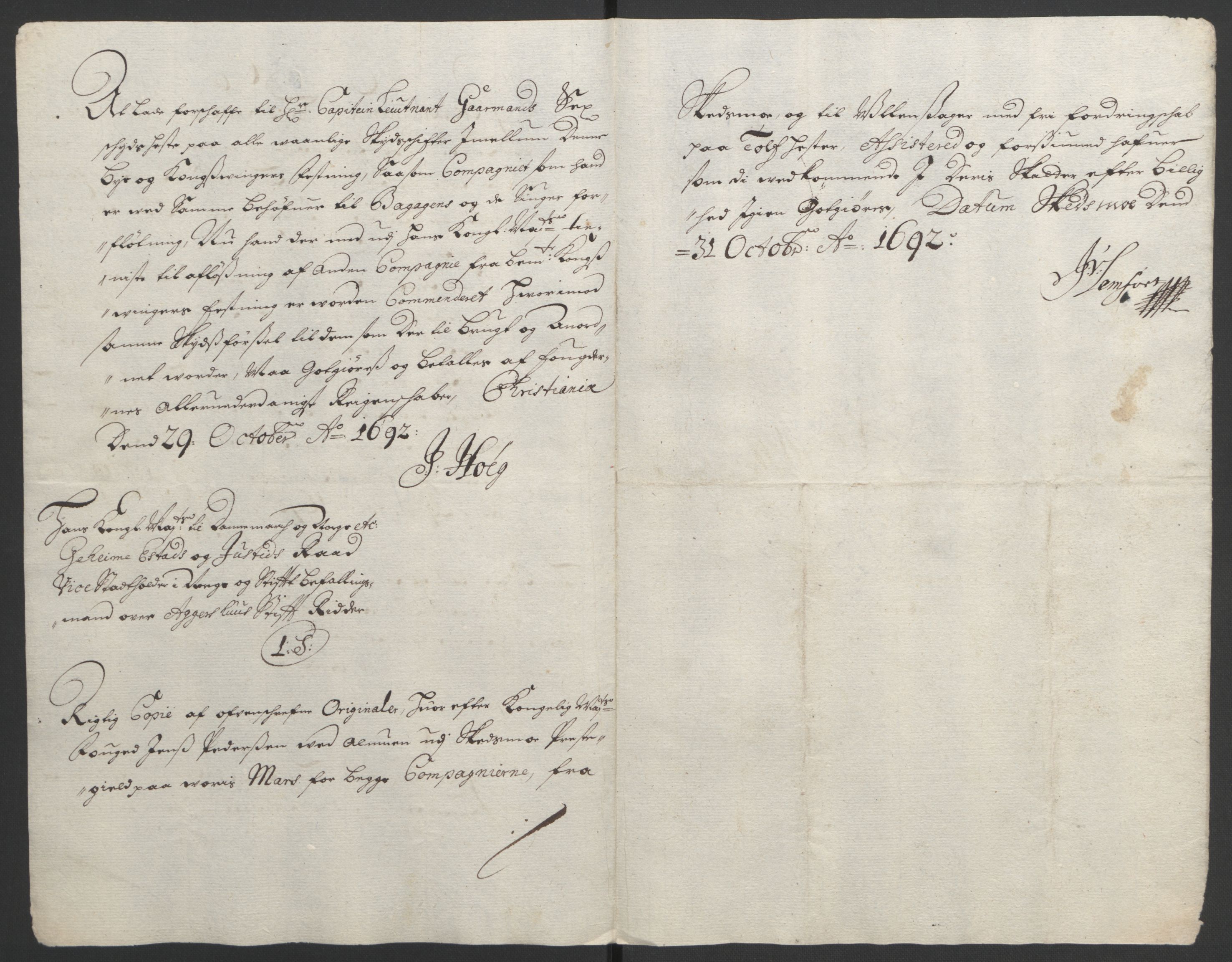 Rentekammeret inntil 1814, Reviderte regnskaper, Fogderegnskap, RA/EA-4092/R11/L0577: Fogderegnskap Nedre Romerike, 1692, p. 322