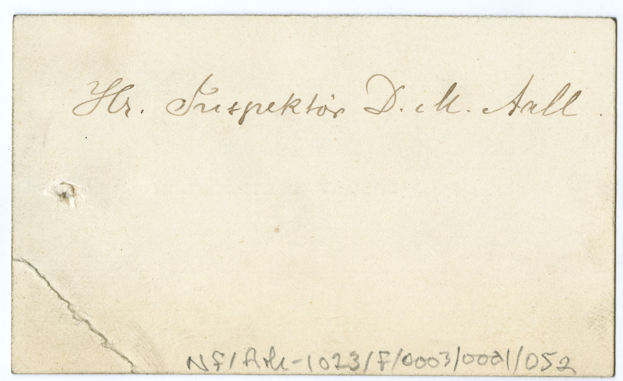 Diderik Maria Aalls brevsamling, NF/Ark-1023/F/L0003: D.M. Aalls brevsamling. D - G, 1797-1889, p. 93