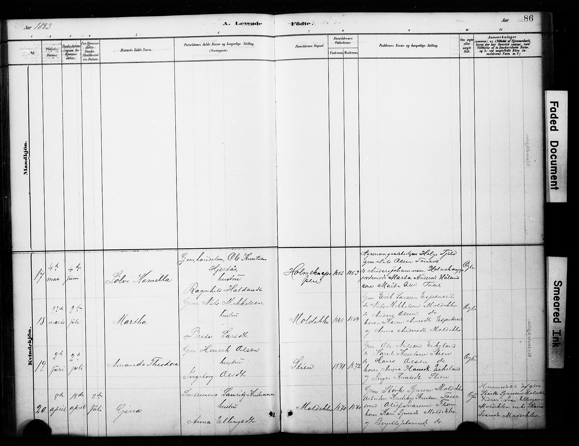 Alversund Sokneprestembete, AV/SAB-A-73901/H/Ha/Hab: Parish register (copy) no. C 3, 1881-1894, p. 86