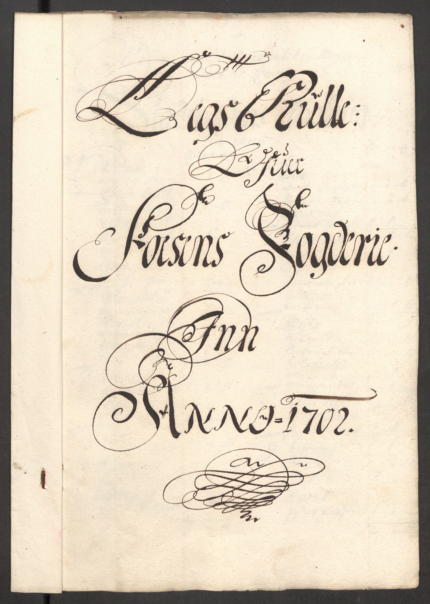 Rentekammeret inntil 1814, Reviderte regnskaper, Fogderegnskap, RA/EA-4092/R57/L3855: Fogderegnskap Fosen, 1702-1703, p. 118