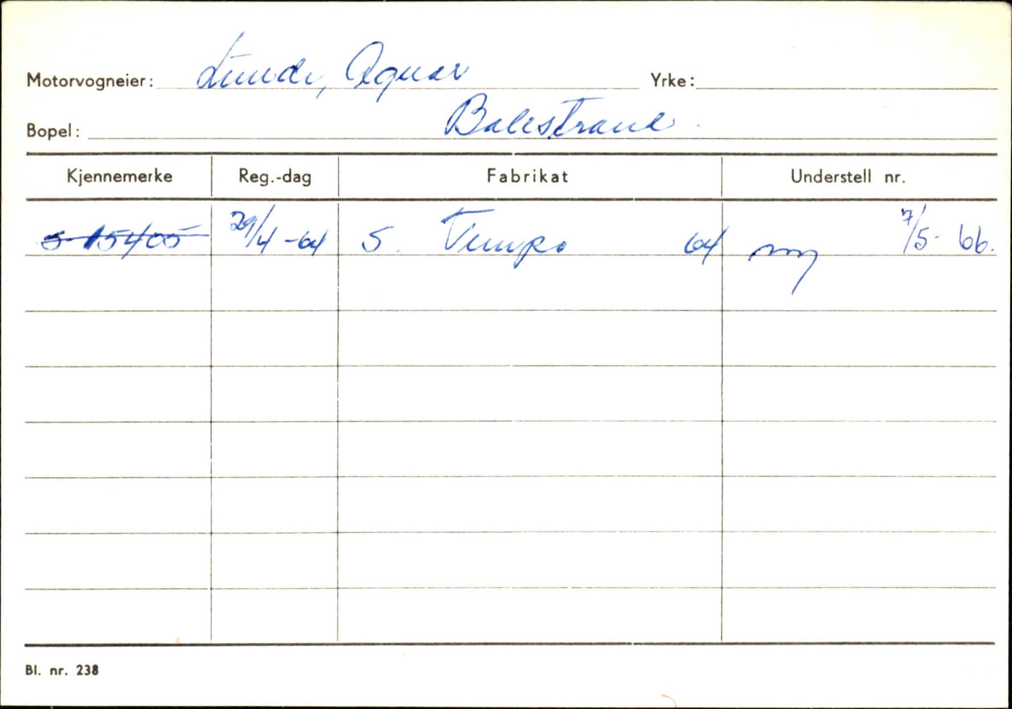 Statens vegvesen, Sogn og Fjordane vegkontor, AV/SAB-A-5301/4/F/L0132: Eigarregister Askvoll A-Å. Balestrand A-Å, 1945-1975, p. 2001