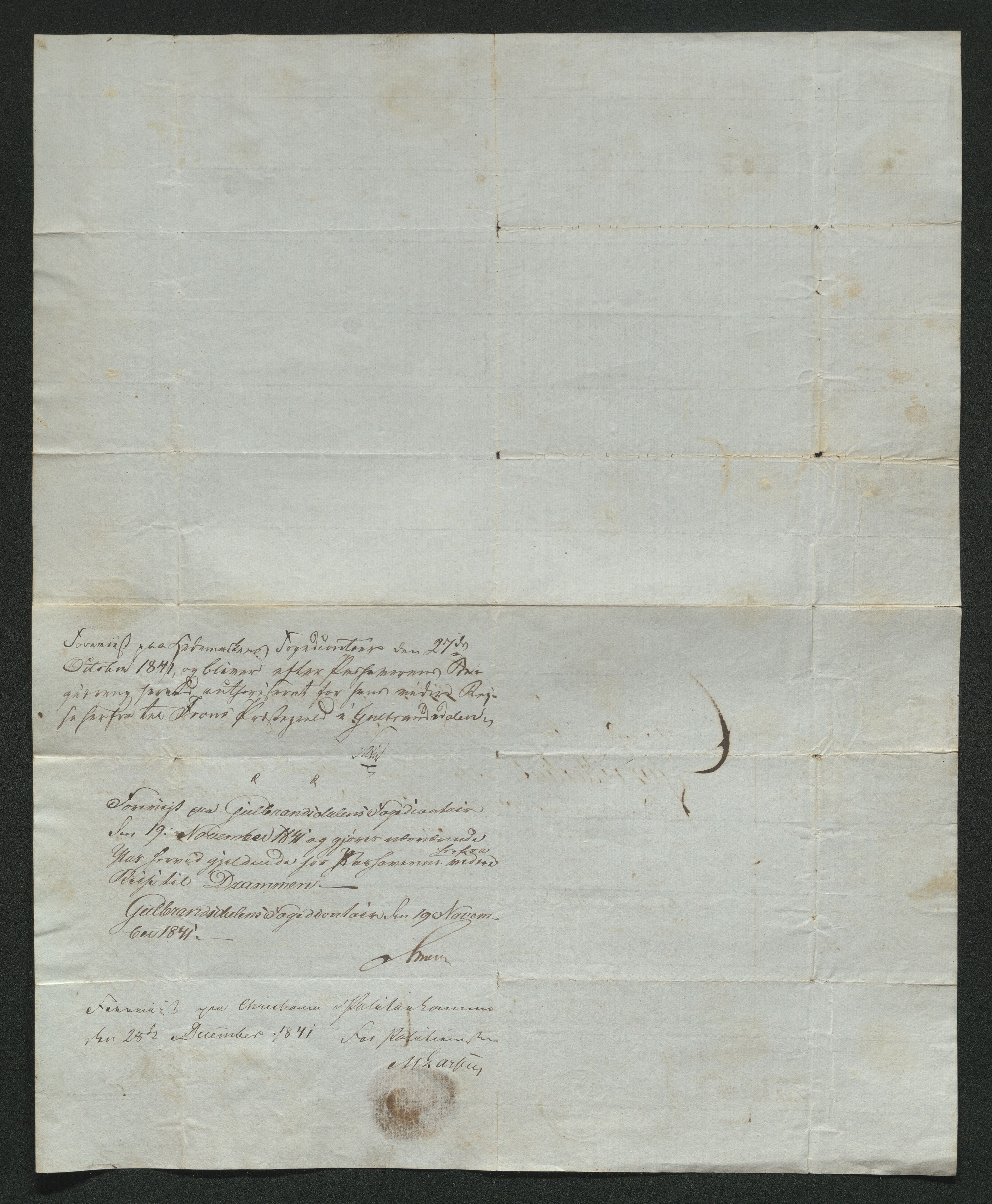 Drammen politikammer, AV/SAKO-A-623/I/Ia/Iab/L0006: Innleverte pass, 1841-1842, p. 350