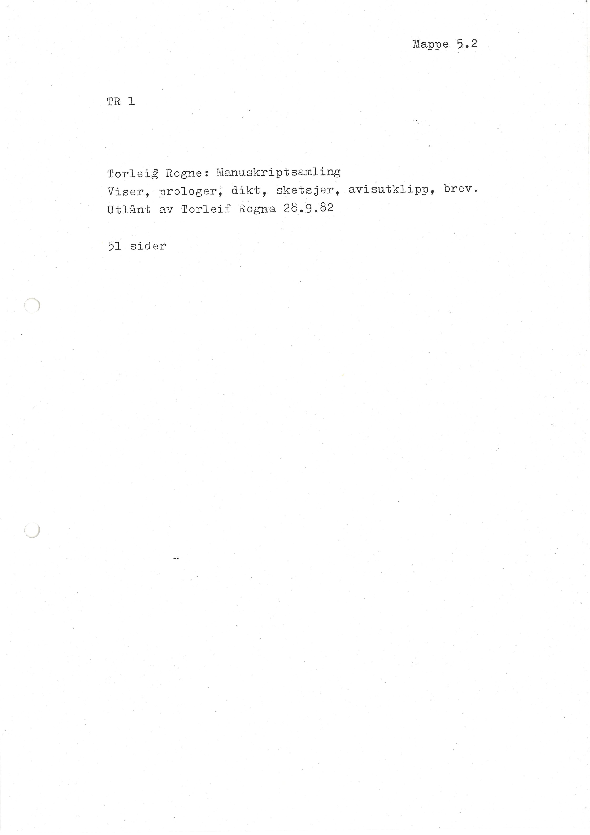 Sa 16 - Folkemusikk fra Vestfold, Gjerdesamlingen, VEMU/A-1868/F/L0002: Innsamlet dokumentasjon, 1979-1986