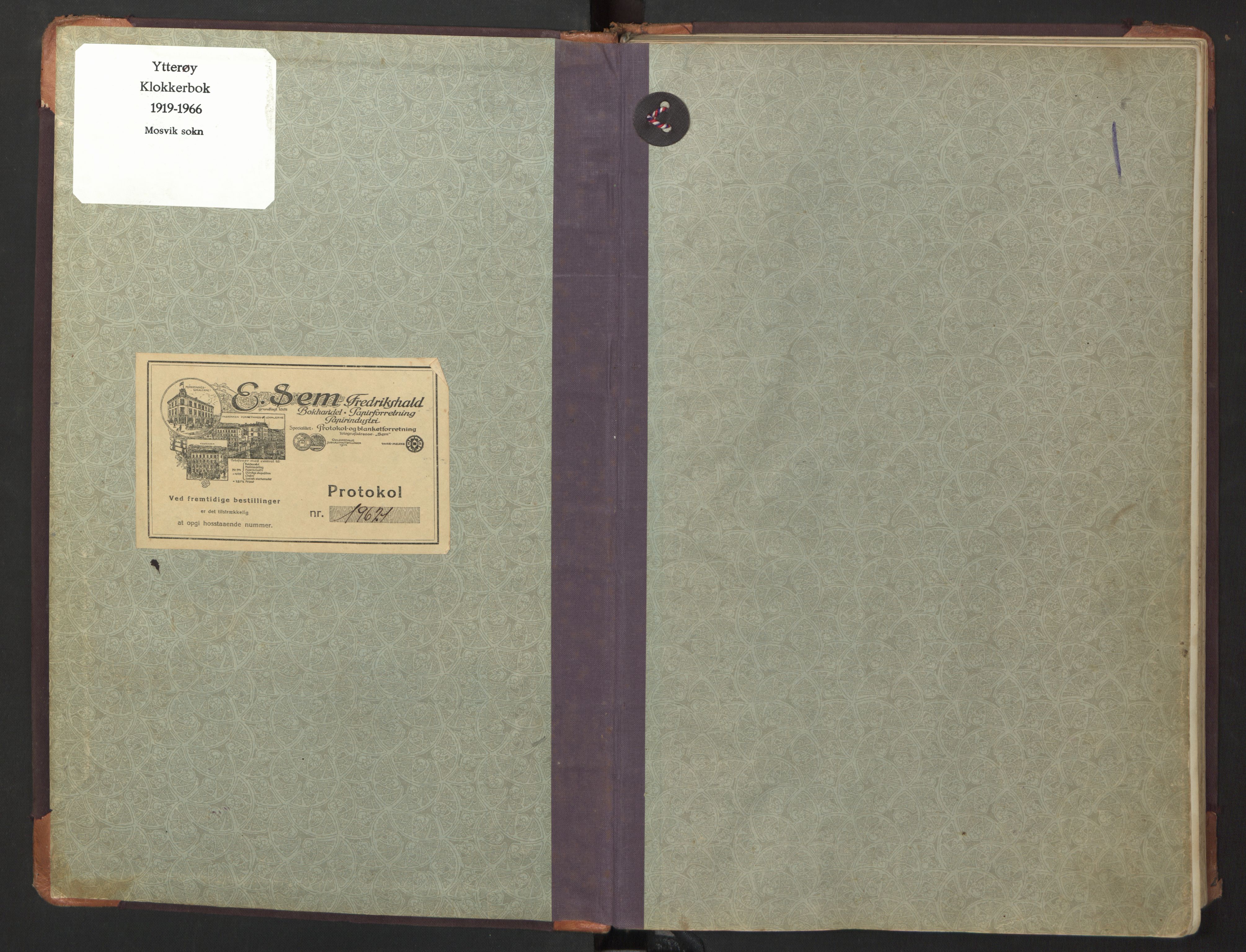 Ministerialprotokoller, klokkerbøker og fødselsregistre - Nord-Trøndelag, SAT/A-1458/733/L0328: Parish register (copy) no. 733C03, 1919-1966