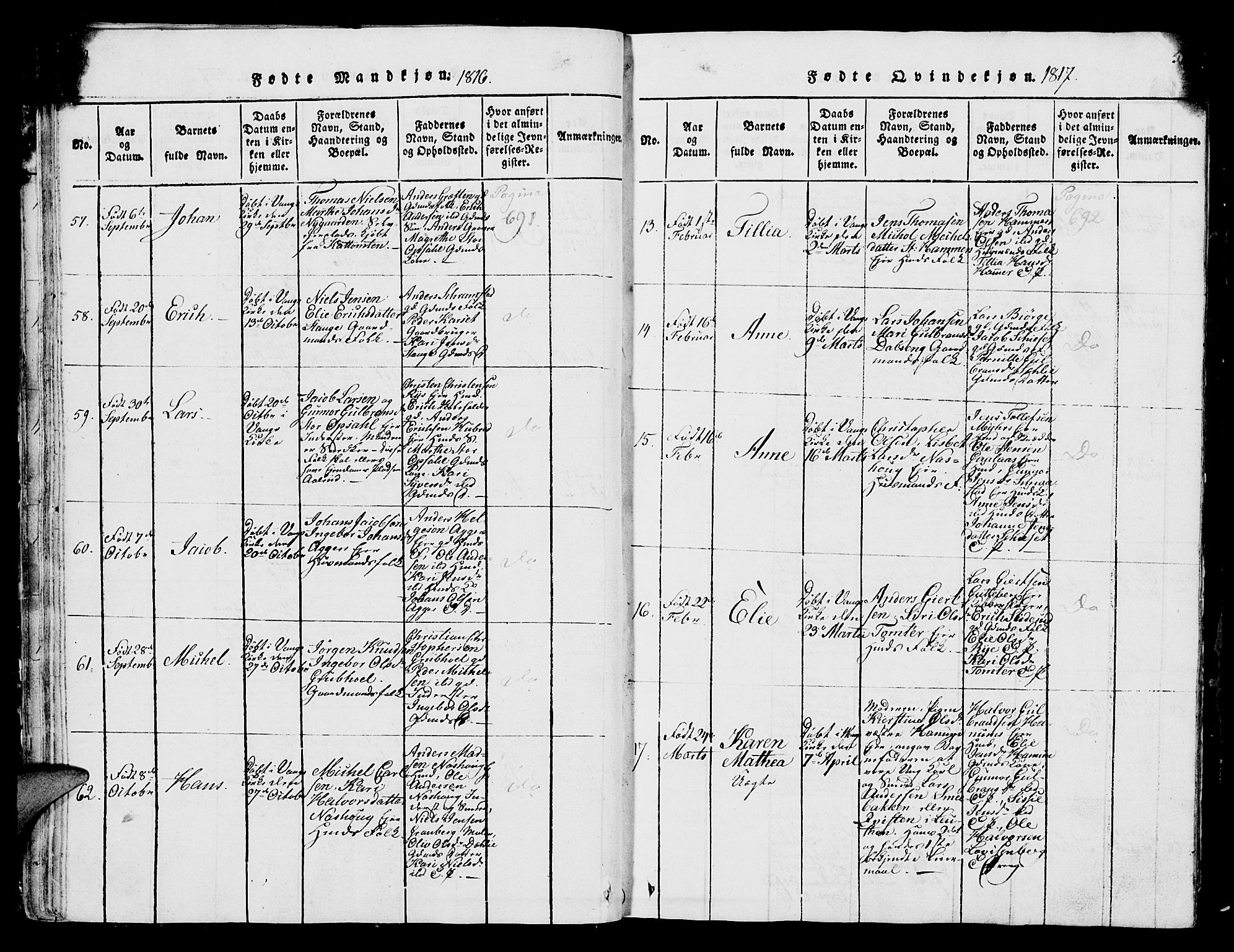 Vang prestekontor, Hedmark, SAH/PREST-008/H/Ha/Hab/L0004: Parish register (copy) no. 4, 1813-1827, p. 49-50