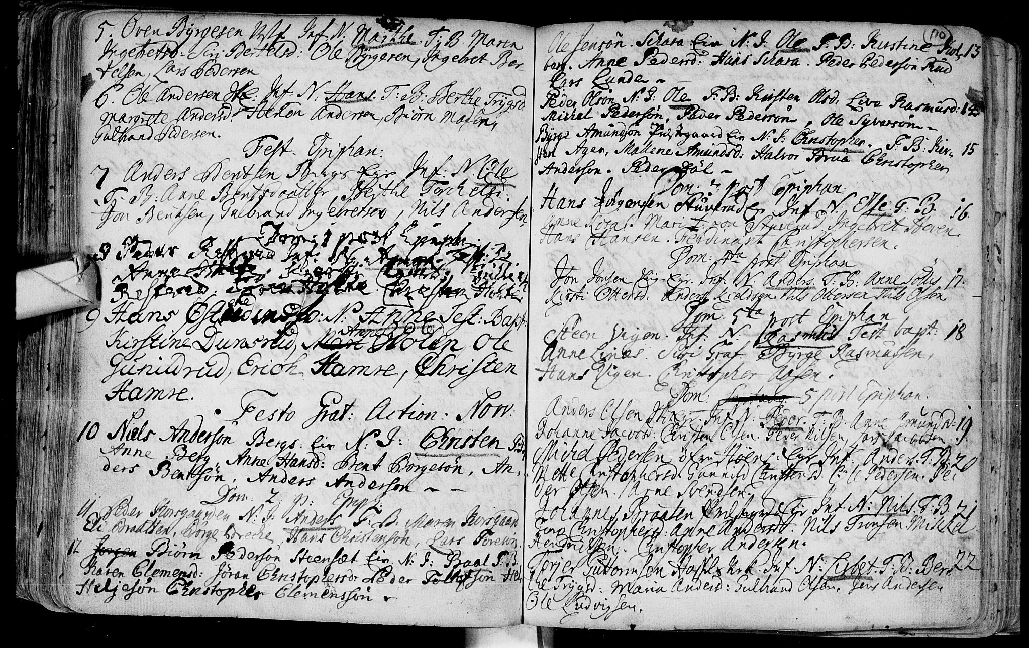 Eiker kirkebøker, AV/SAKO-A-4/F/Fa/L0003: Parish register (official) no. I 3, 1724-1753, p. 110