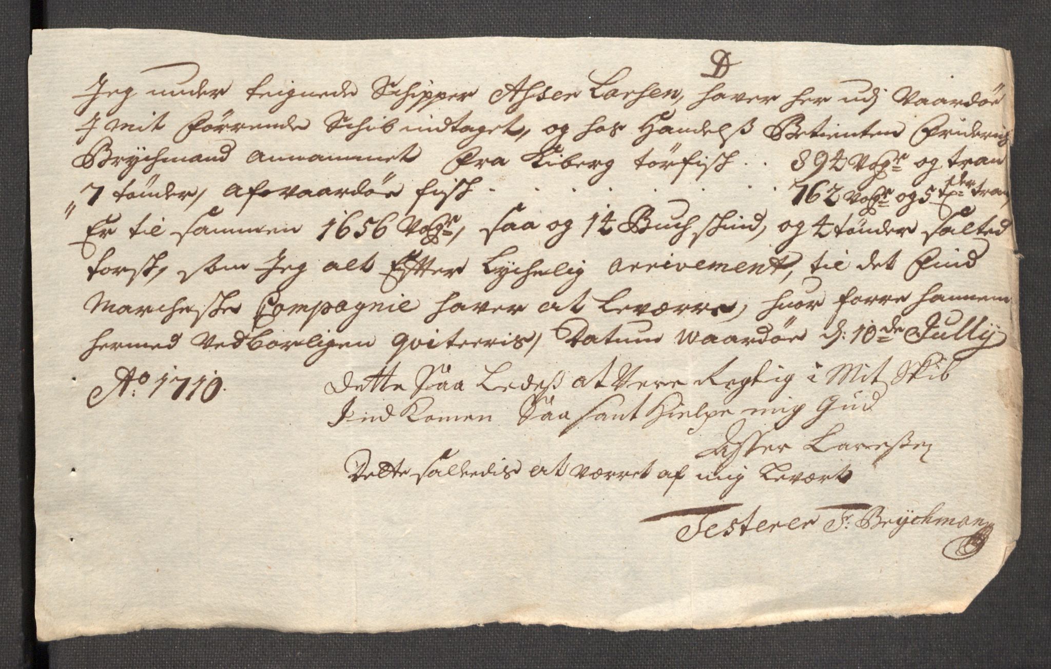 Rentekammeret inntil 1814, Reviderte regnskaper, Fogderegnskap, AV/RA-EA-4092/R69/L4855: Fogderegnskap Finnmark/Vardøhus, 1709-1712, p. 271