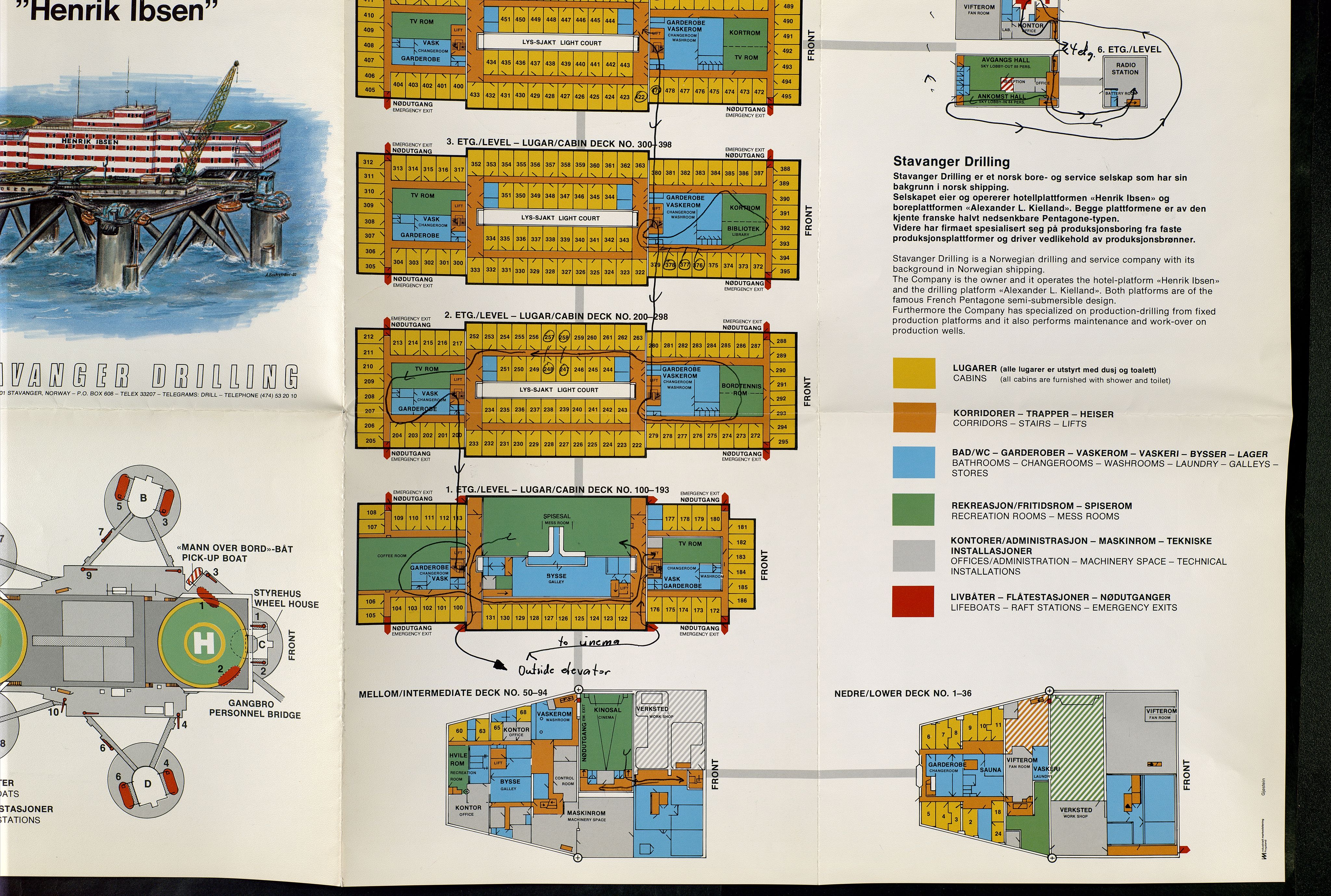 Pa 1503 - Stavanger Drilling AS, SAST/A-101906/2/E/Ec/Eca/L0004: Sak og korrespondanse, 1973-1982