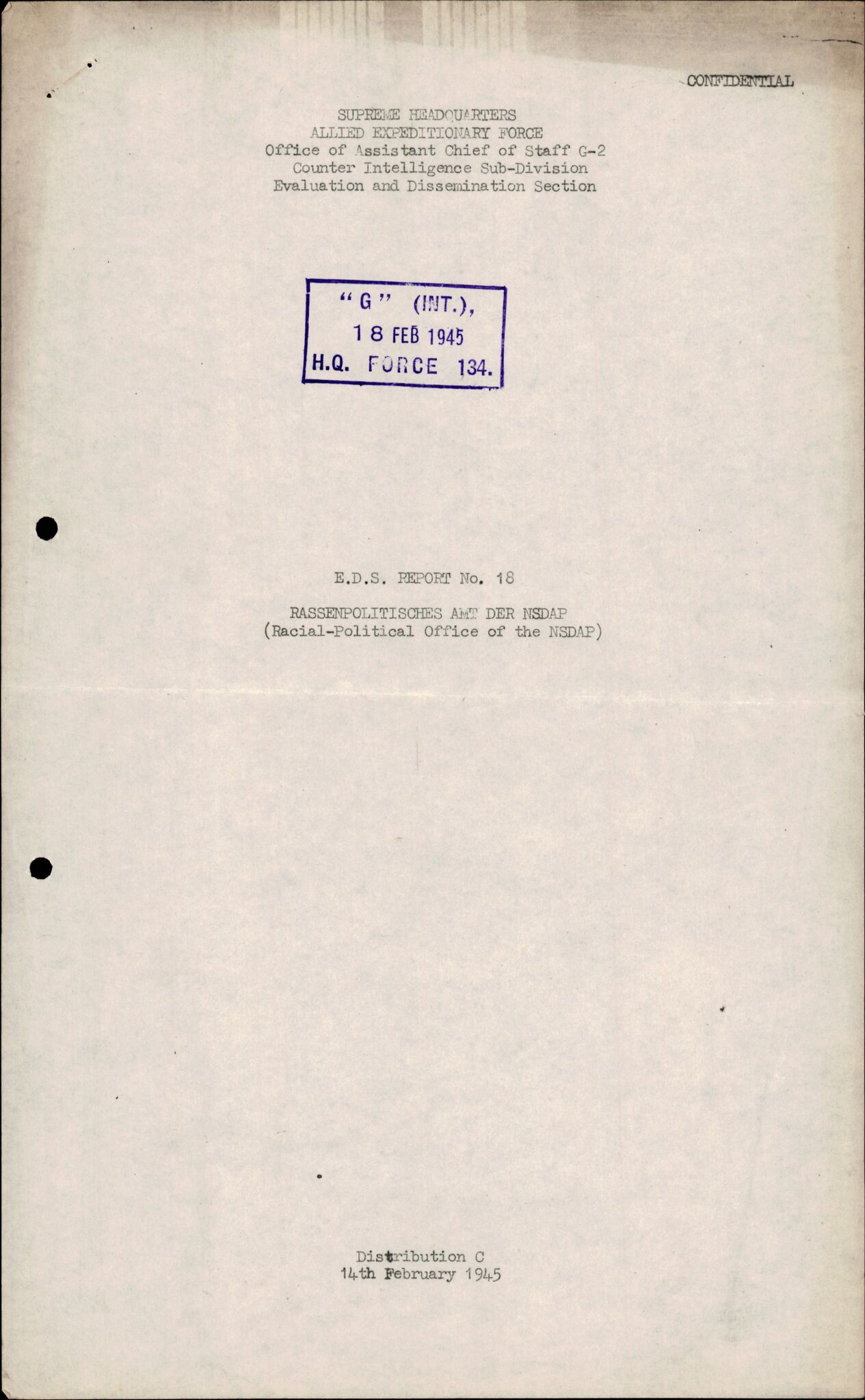 Forsvarets Overkommando. 2 kontor. Arkiv 11.4. Spredte tyske arkivsaker, AV/RA-RAFA-7031/D/Dar/Darc/L0016: FO.II, 1945, p. 332